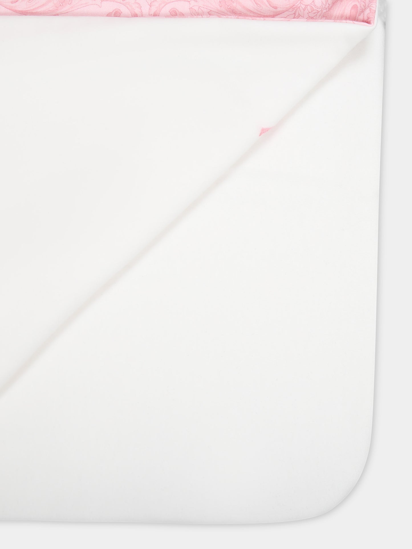 Coperta rosa per neonata con stampa barocco,Versace,1000092 1A09524 2WK80