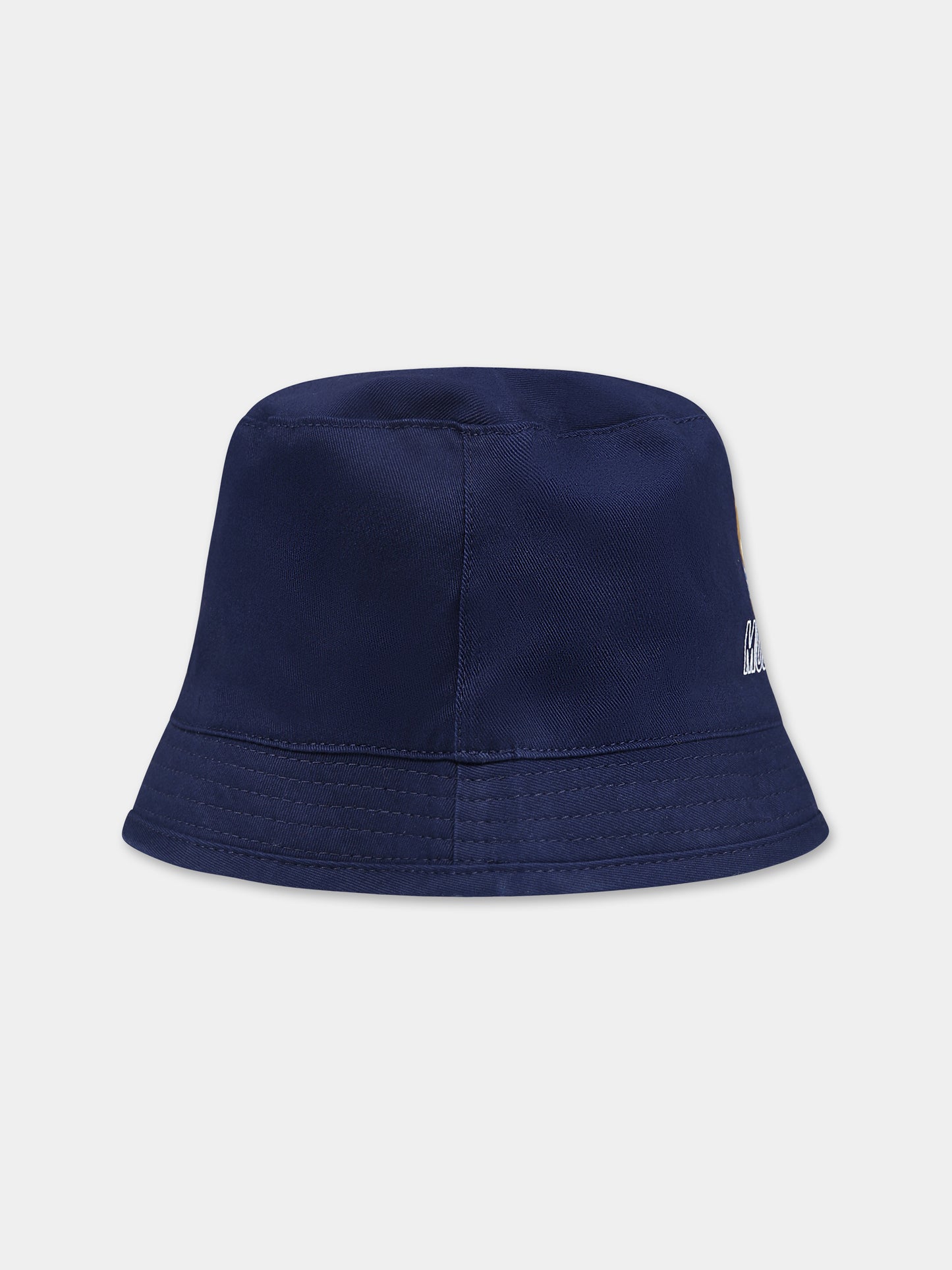 Cloche blu per neonato con Teddy Bear,Moschino Kids,MUX04A LPC04 40016