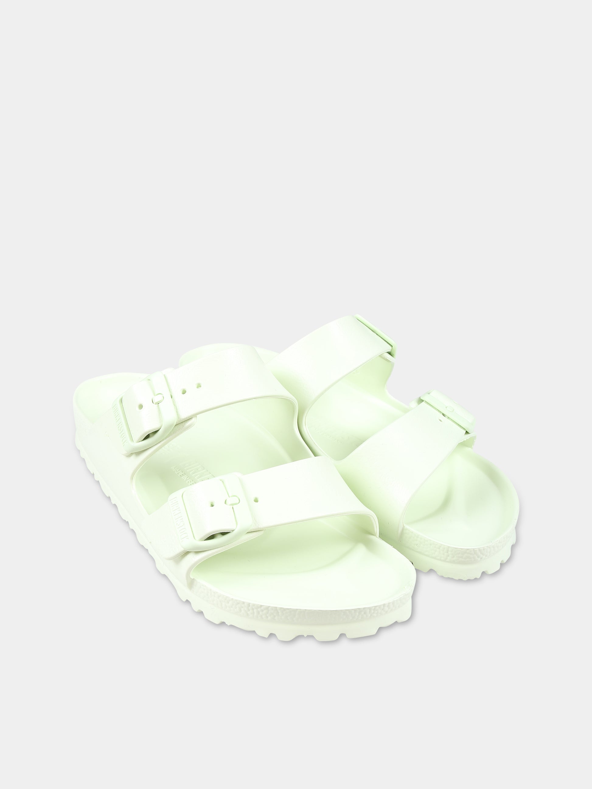 Ciabatte gialle Arizona Eva per bambini con logo,Birkenstock,1024691 FADED LIME