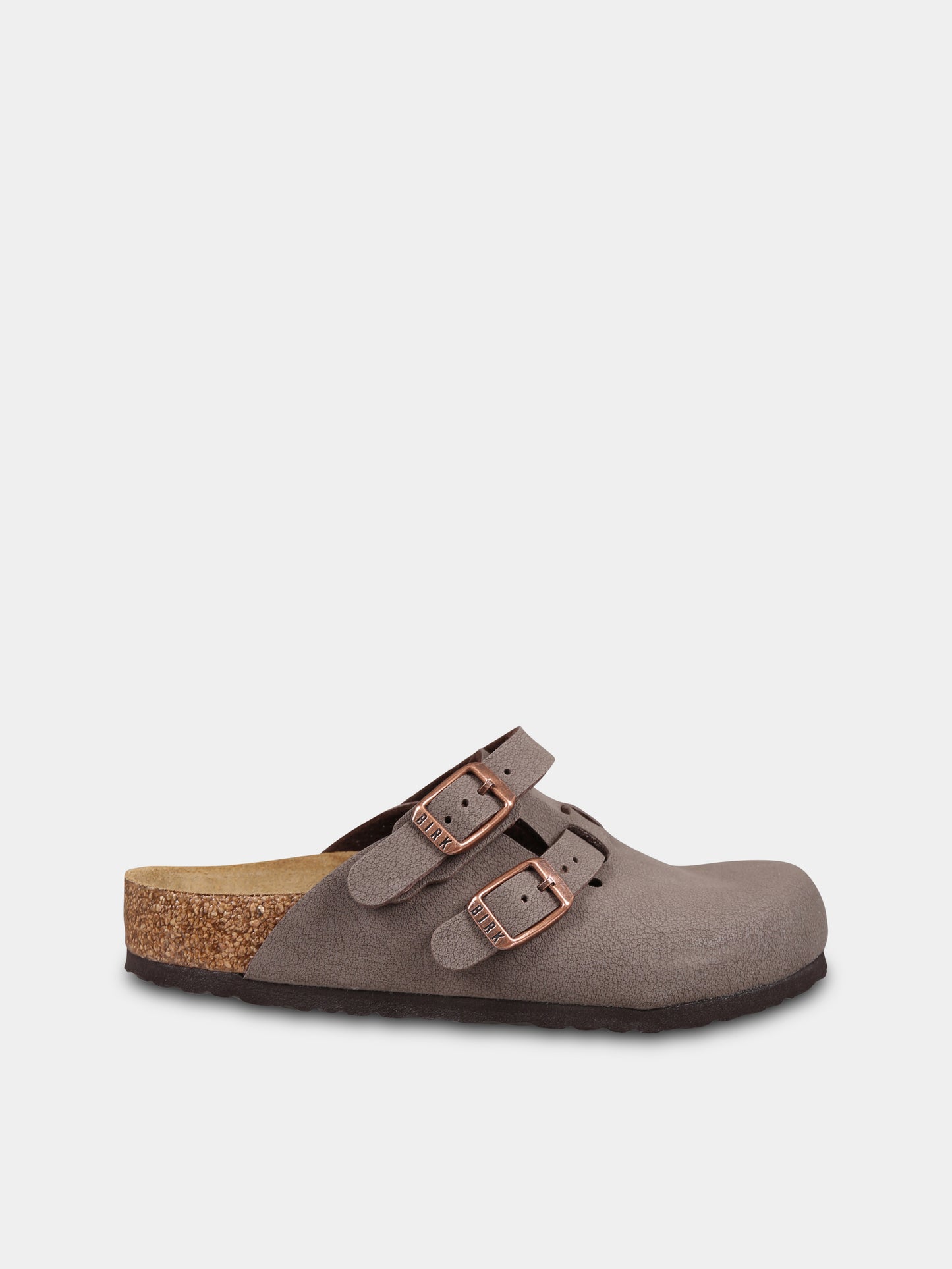 Sabot Kay marrone per bambini con logo,Birkenstock,1011408 MOCHA