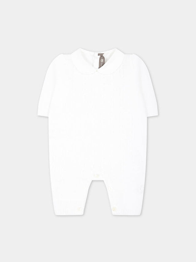 Tutina bianca per neonati,Little Bear,8124 BIANCO