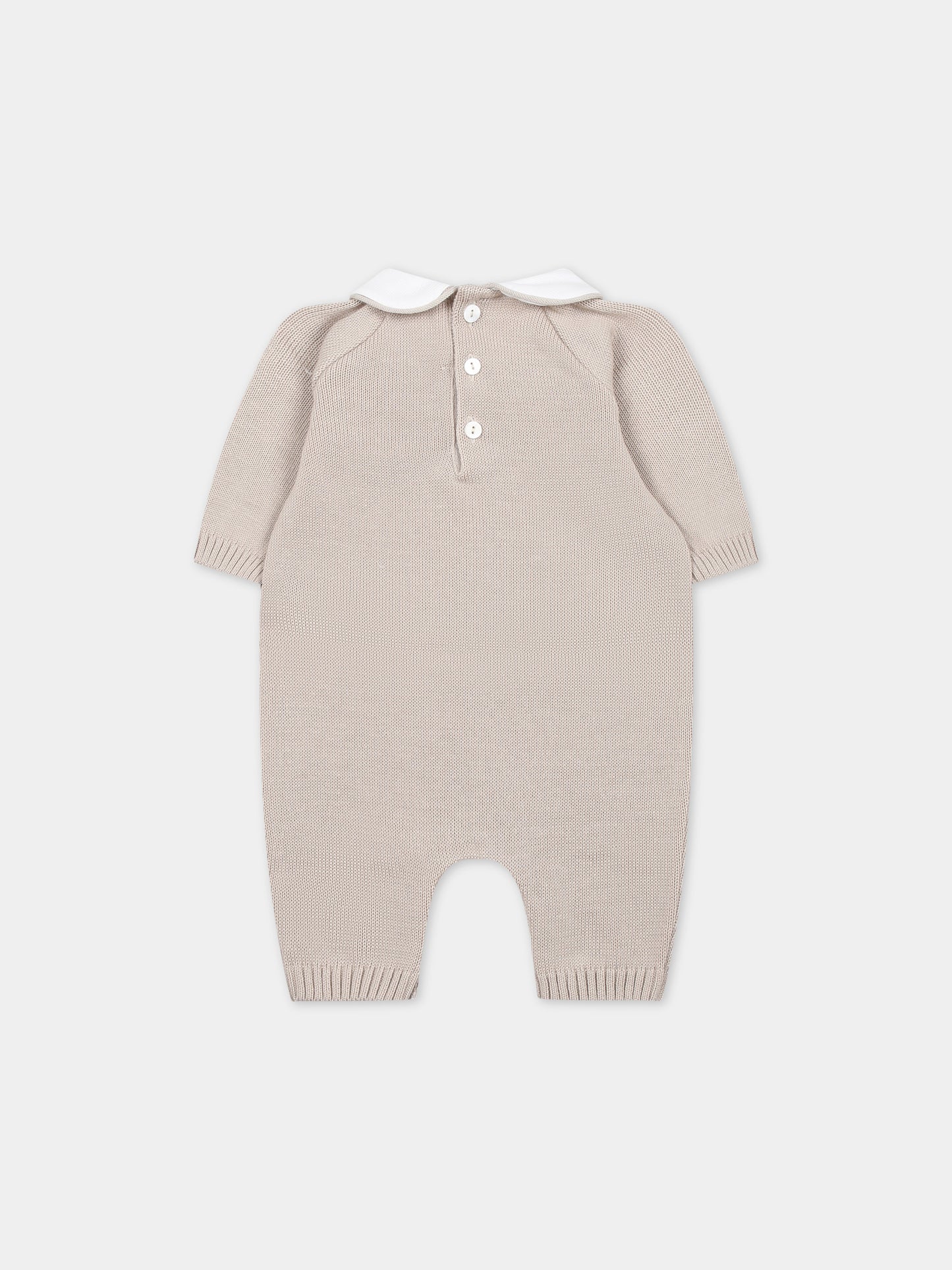 Tutina beige per neonati,Little Bear,8119 CORDA