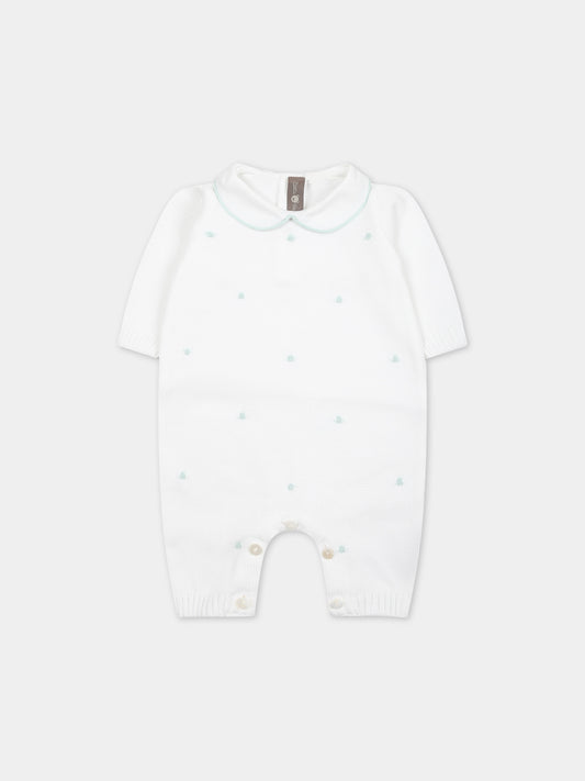 Tutina bianca per neonati,Little Bear,8113 BIANCO/MENTA