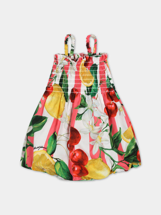 Pagliaccetto multicolor per neonata,Dolce & Gabbana Kids,L21O70 HS5Q7 HH5AL