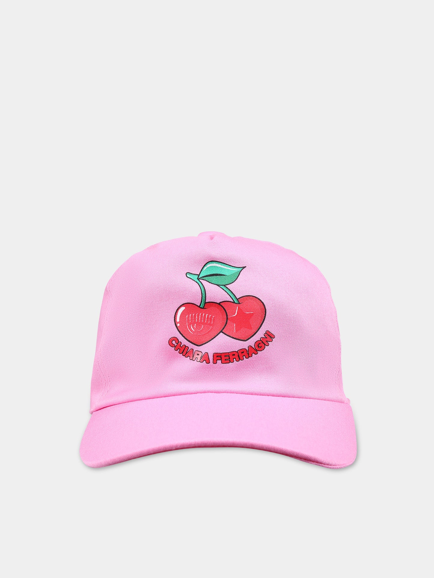 Cappello con visiera rosa per neonata,Chiara Ferragni Collection,59C002 3083 090F