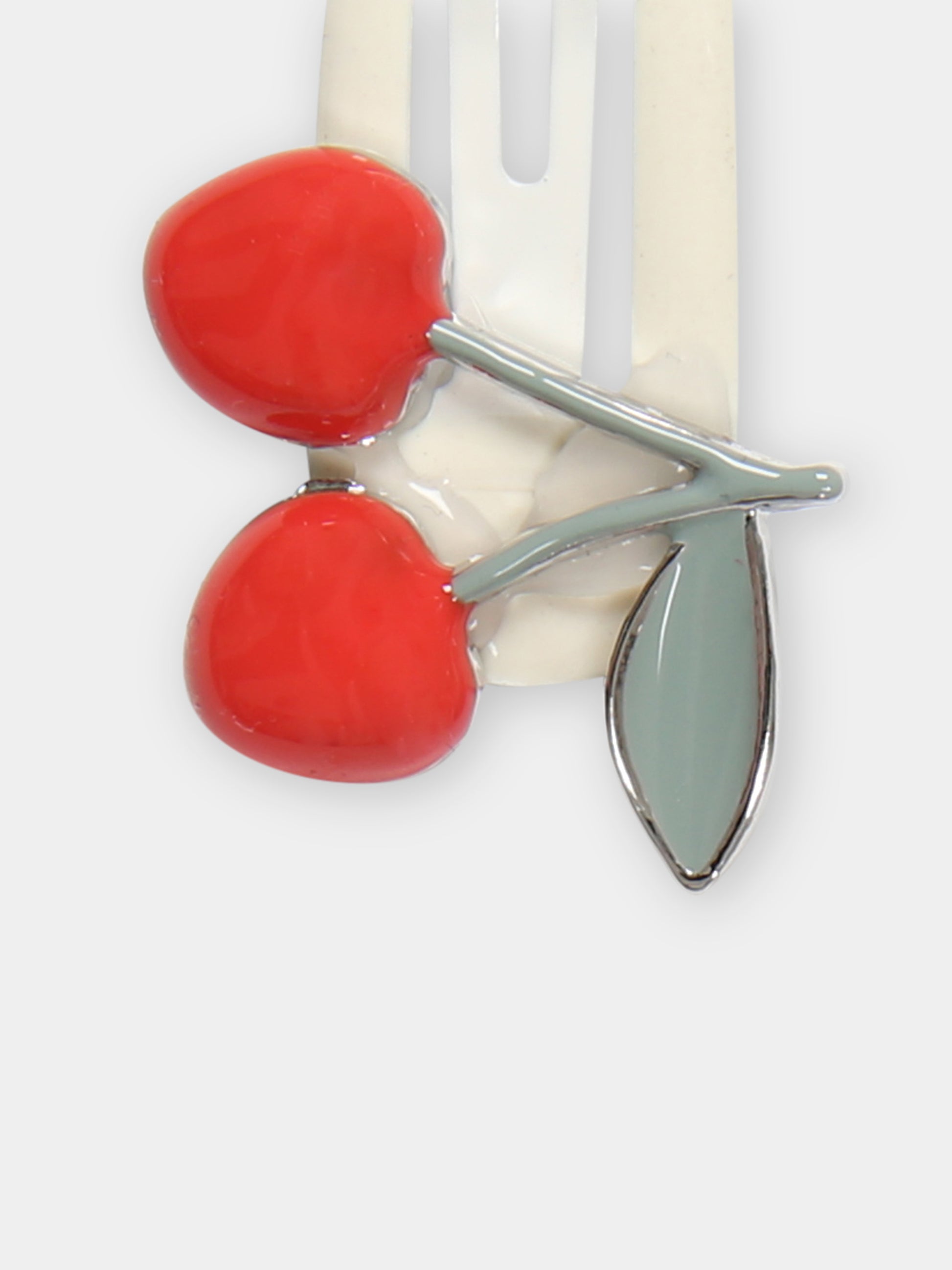 Fermagli per capelli avorio per bambina con ciliegie iconiche,Bonpoint,S04GHAW00021 002