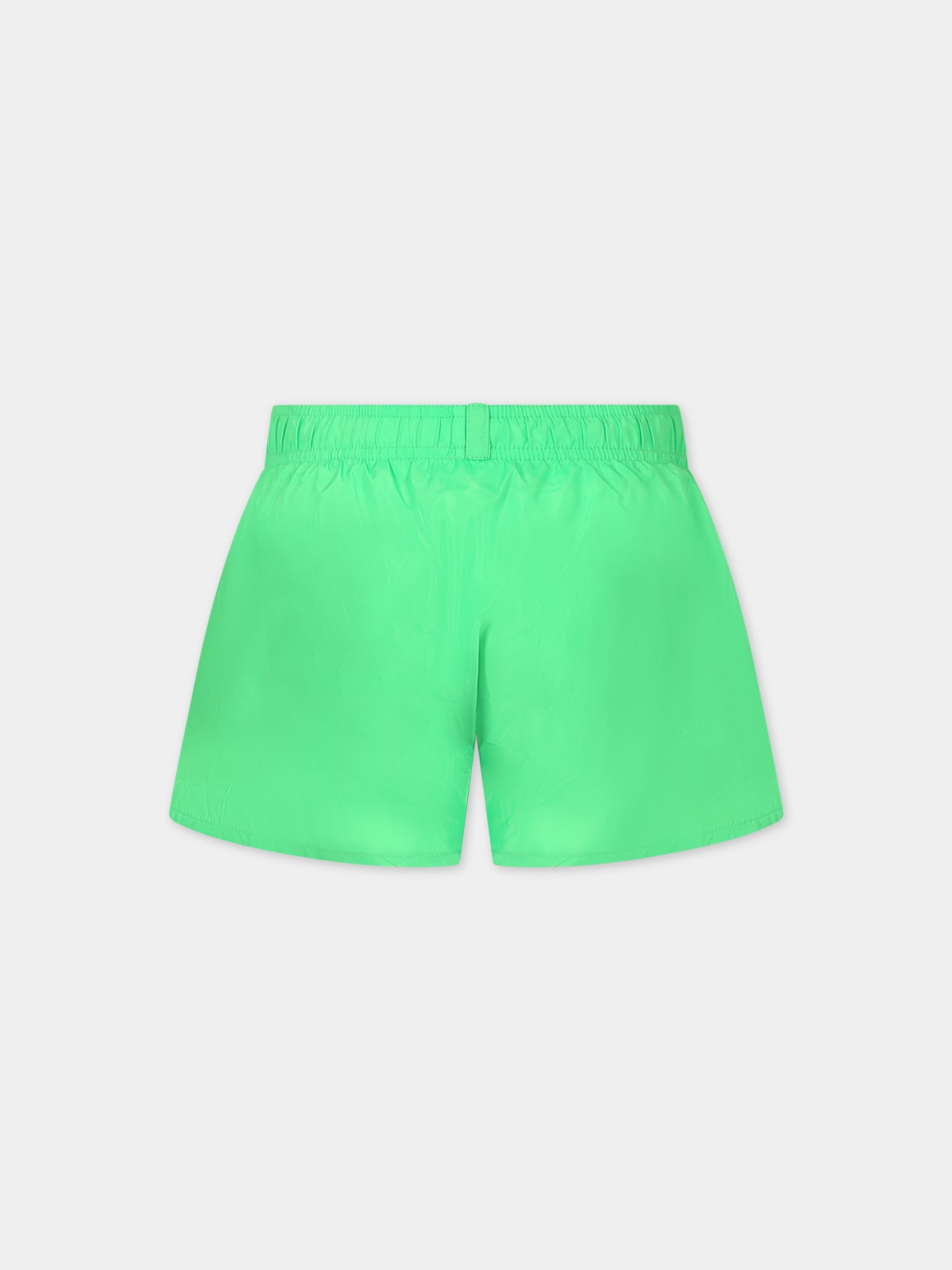 Boxer mare verde per bambino con logo,Dsquared2,DQ2325 D00QK D2M110M DQ584