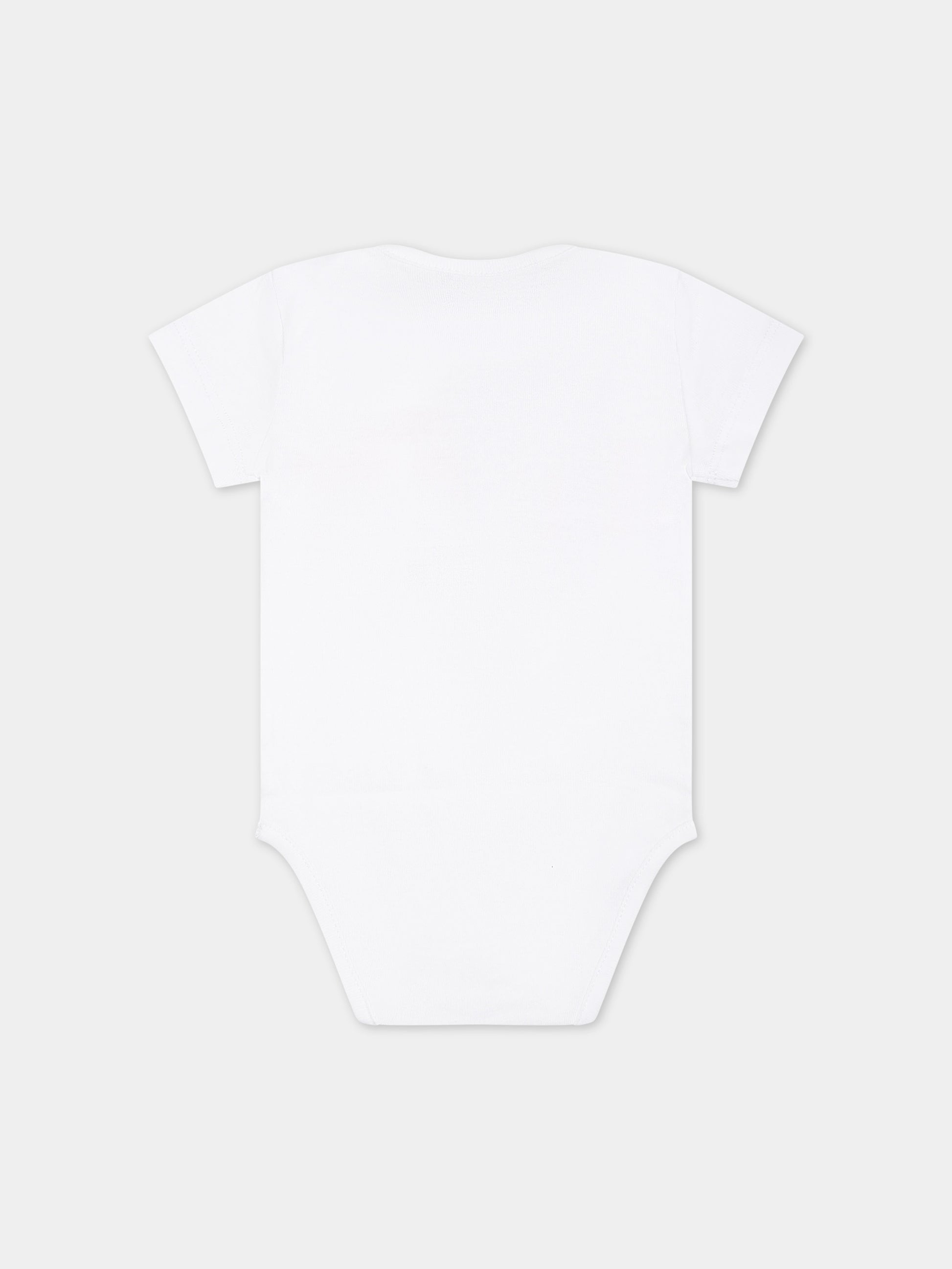 Body bianco per neonato con logo,Dsquared2,DQ2399 D0A8U D2U174B DQ10H