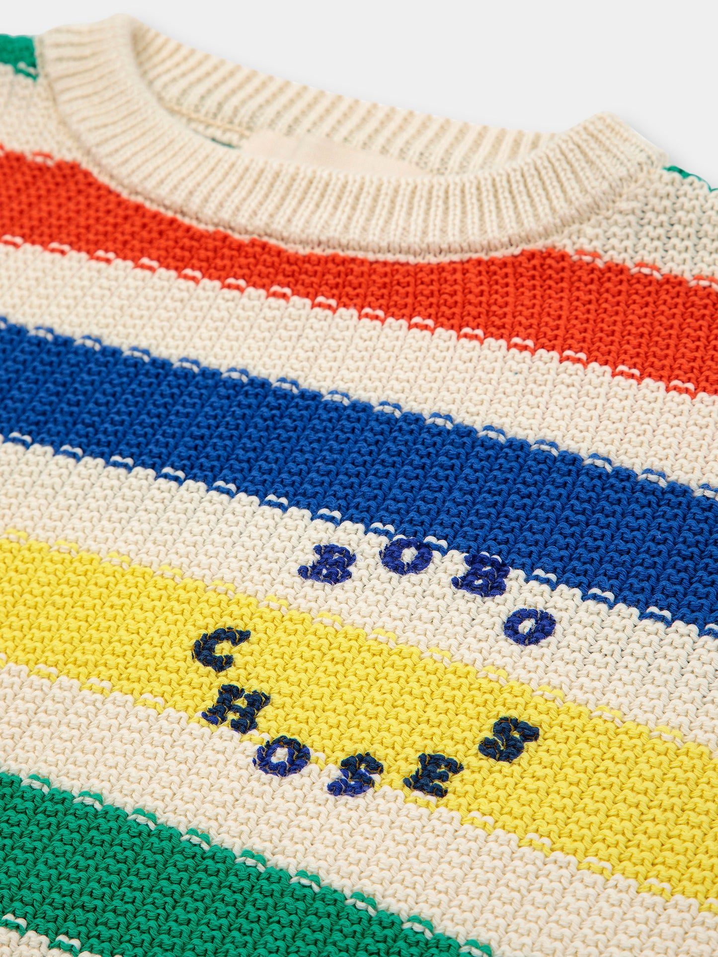 Maglione multicolor per bambini con righe,Bobo Choses,124AC135