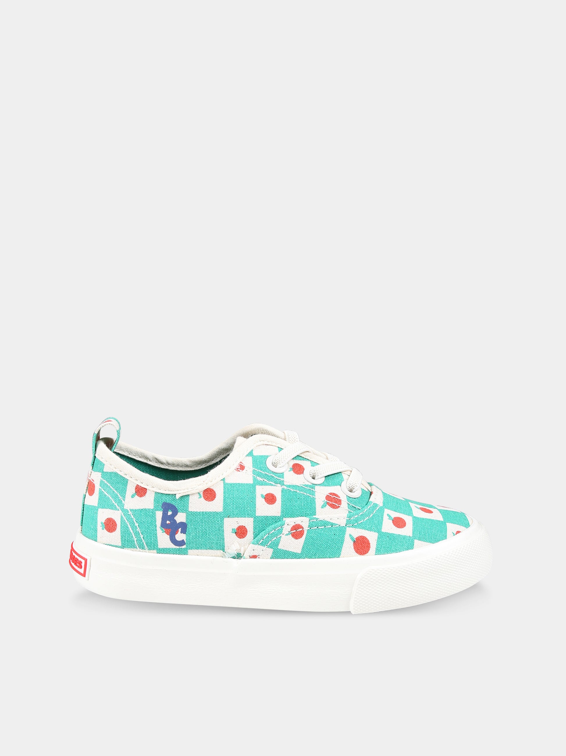 Sneakers verdi per bambini con pomodori,Bobo Choses,124AI015