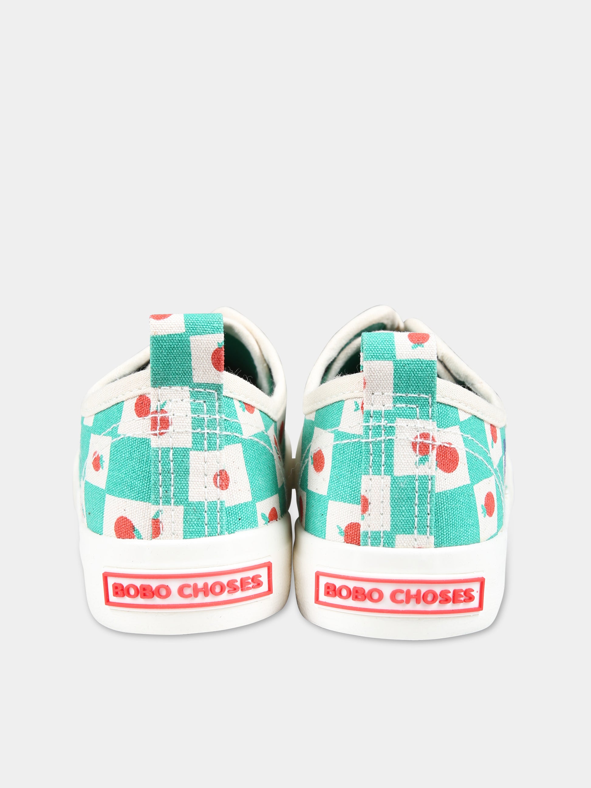 Sneakers verdi per bambini con pomodori,Bobo Choses,124AI015