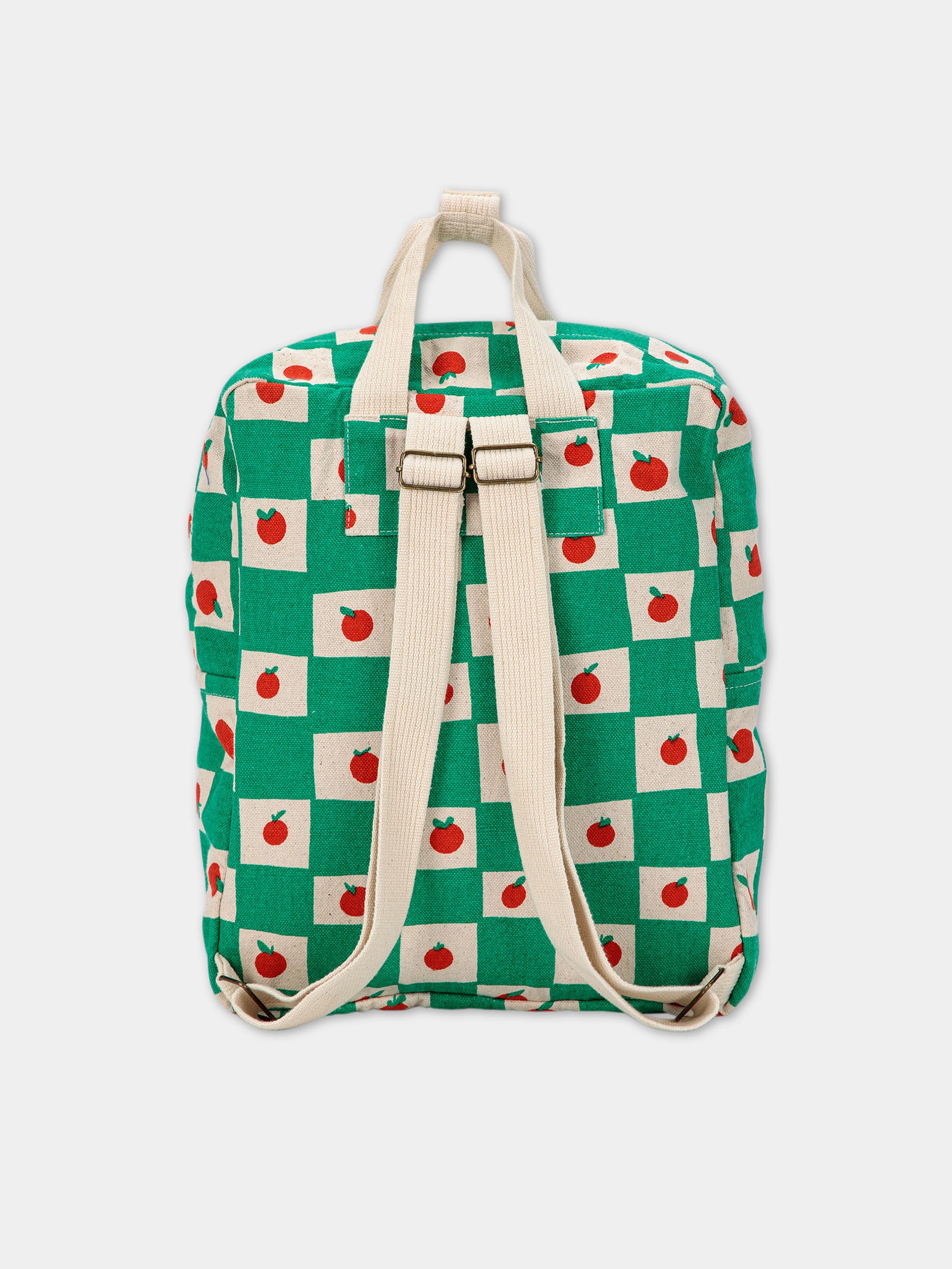 Zaino verde con pomodori per bambini,Bobo Choses,124AI043