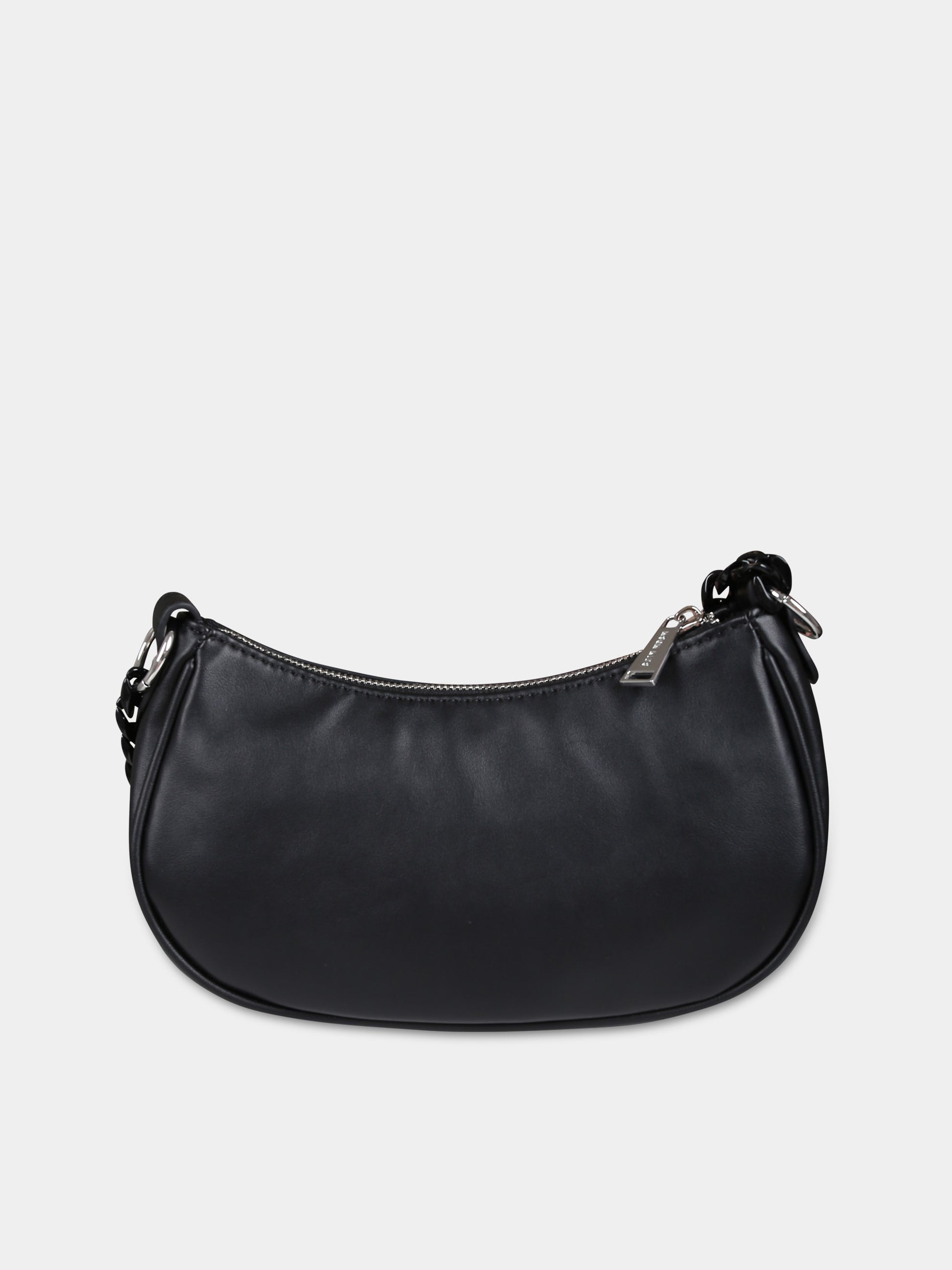 Borsa nera per bambina con logo,Msgm Kids,S4MSJGBA054 110