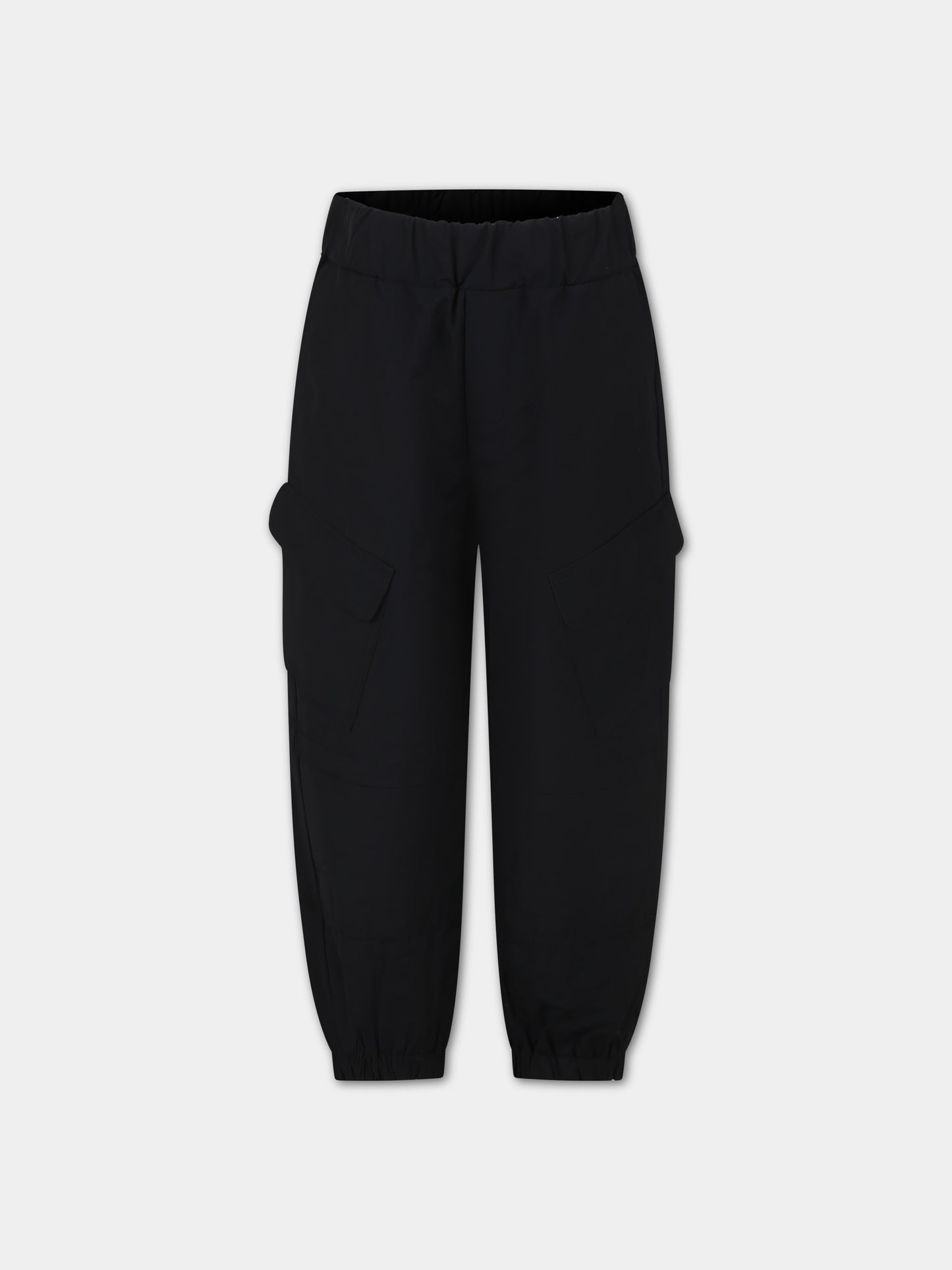 Pantaloni casual neri per bambino,Msgm Kids,S4MSJBPA219 110