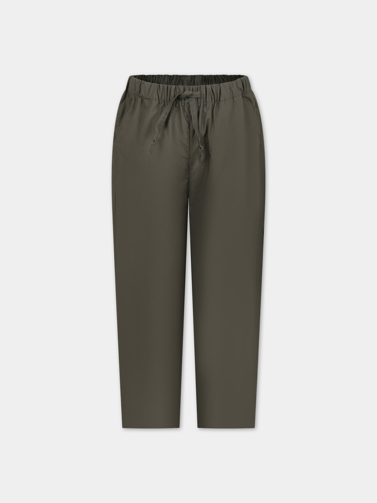 Pantaloni verdi per bambino con logo,Msgm Kids,S4MSJBPA261 225