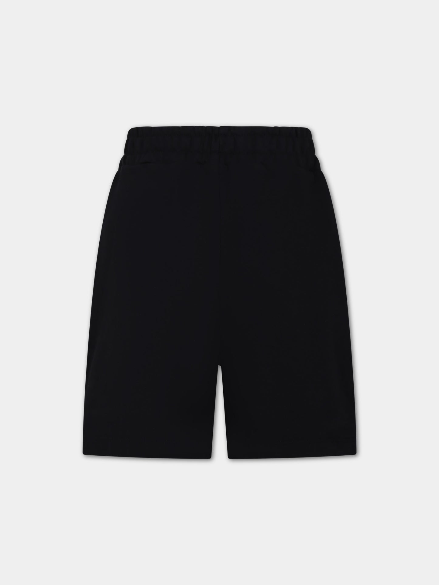Shorts neri per bambino con logo,Msgm Kids,S4MSJUBE002 110