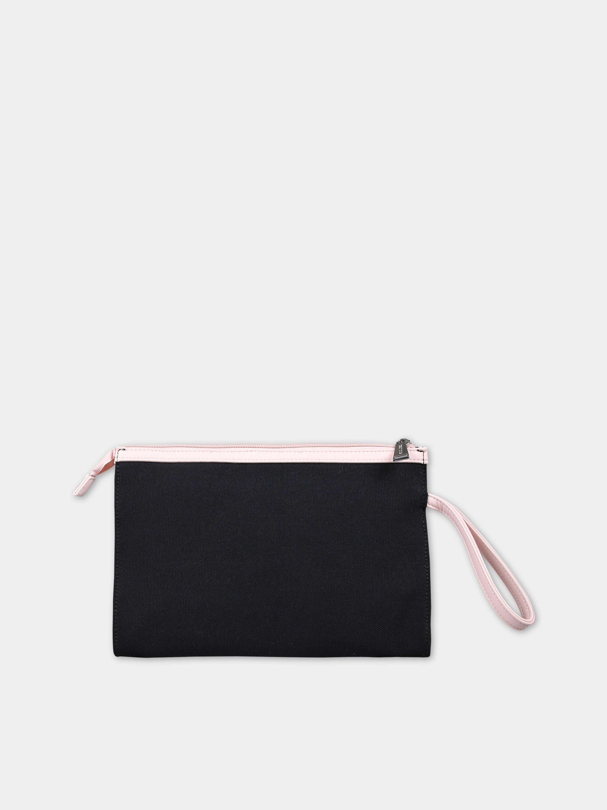 Pochette nera per bambina con logo,Msgm Kids,S4MSJGBA049 110
