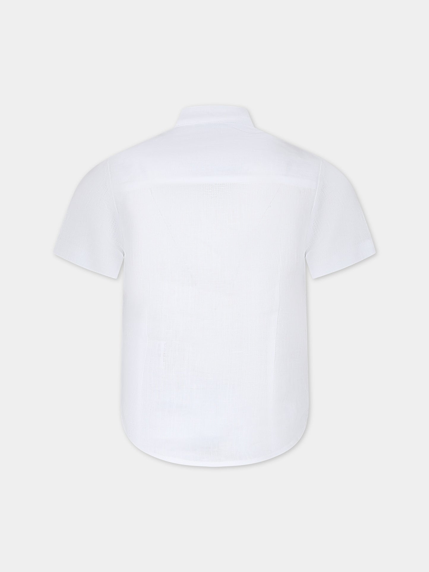 Camicia bianca per bambino,Fay Kids,FU5P61 I0217 101BG