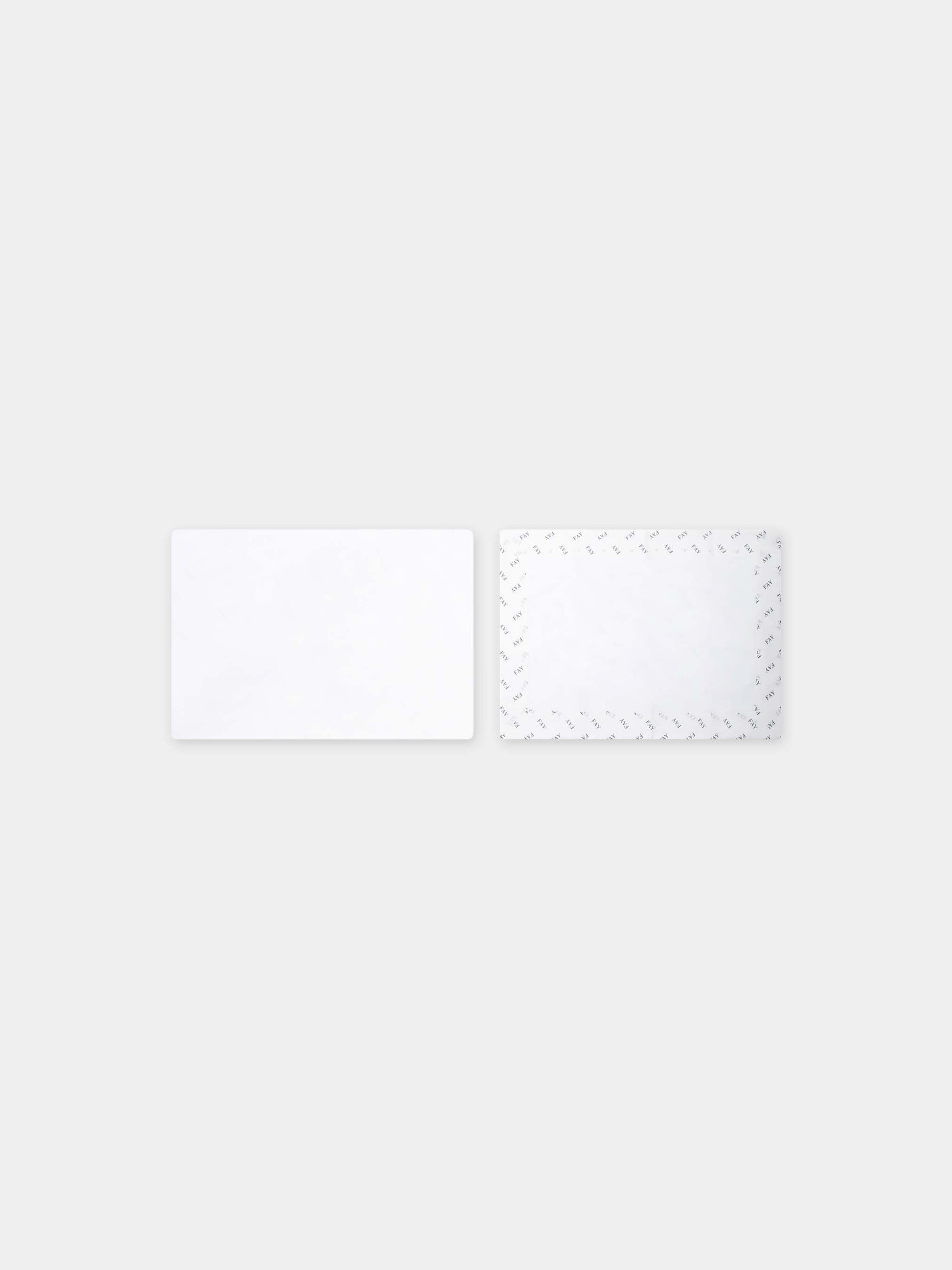 Set lenzuola bianco per neonato con logo,Fay Kids,FU0510 P0013 100BL