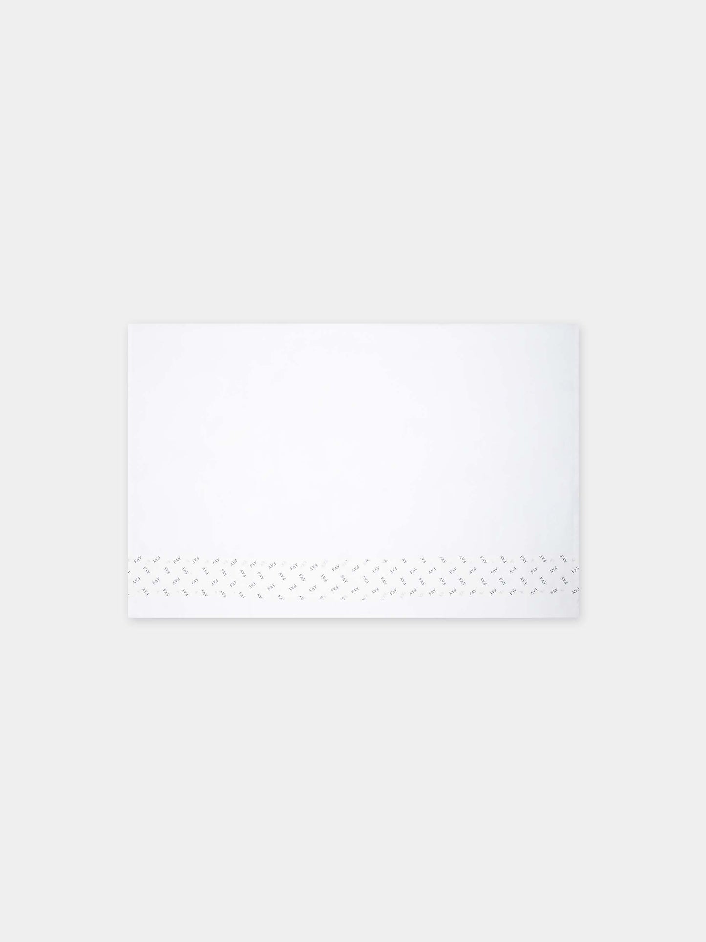 Set lenzuola bianco per neonato con logo,Fay Kids,FU0510 P0013 100BL