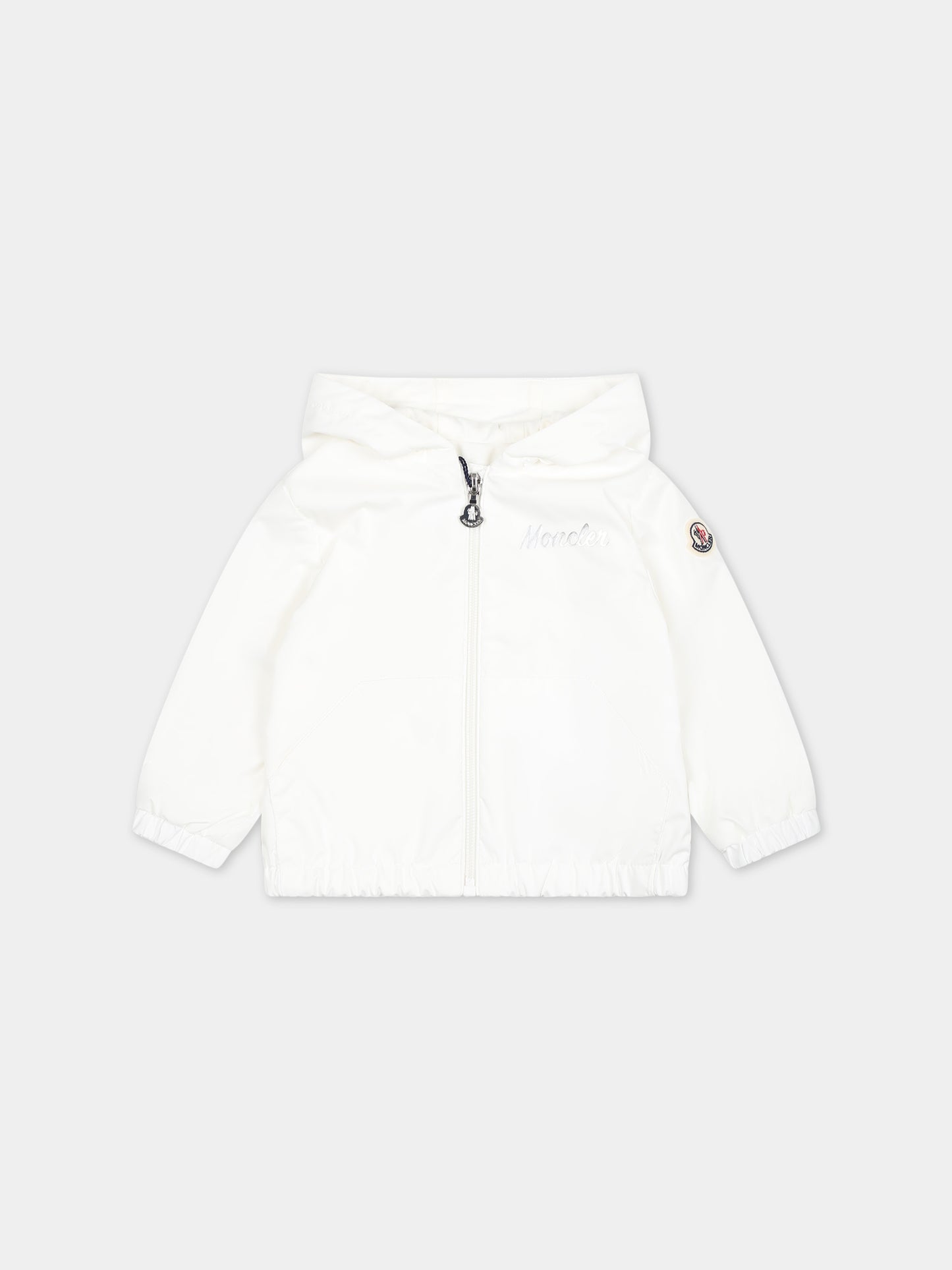 Giacca a vento bianca Evanthe per neonata,Moncler Kids,951 1A00029 54A81 032