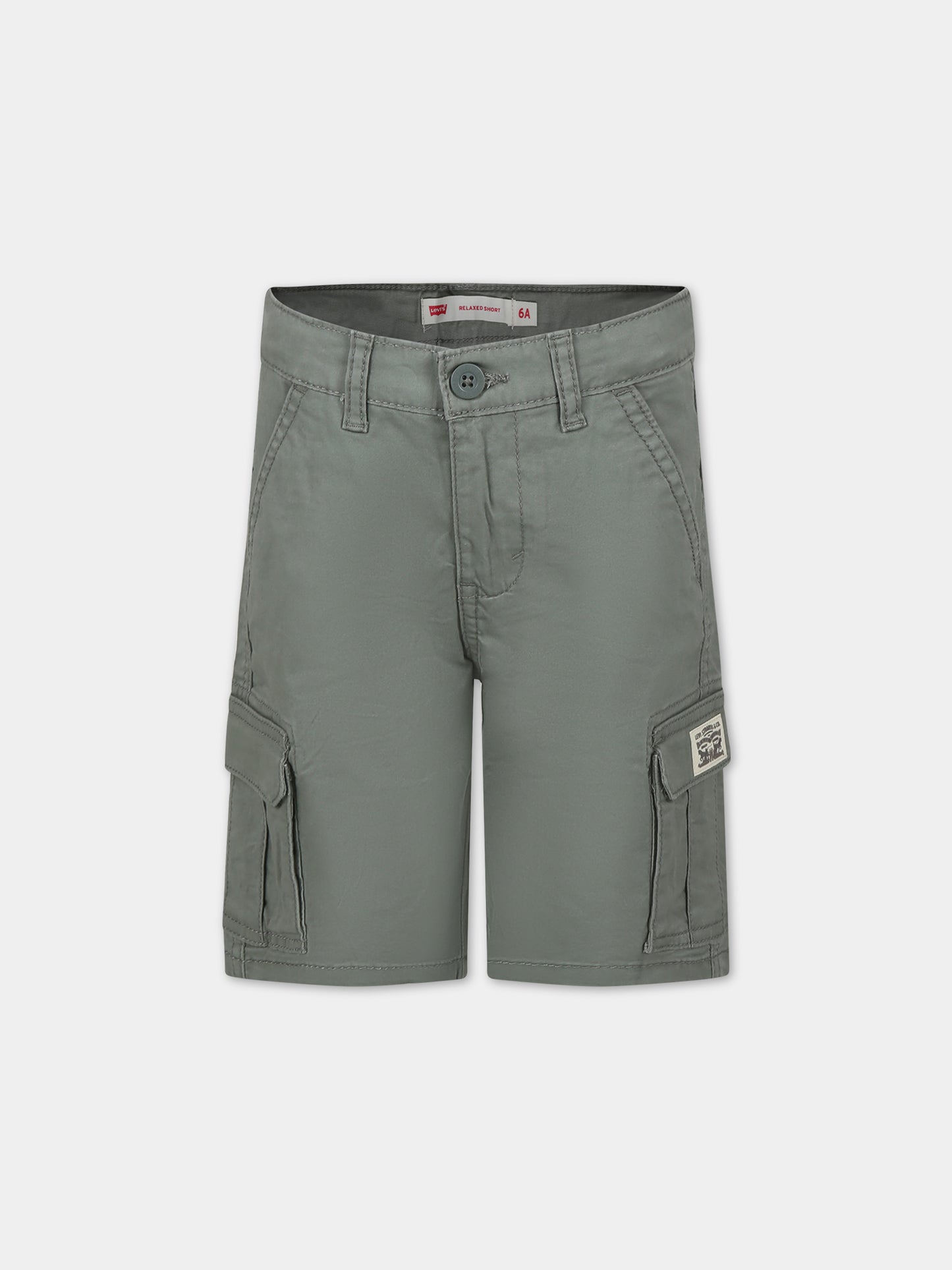 Shorts casual verde per bambino,Levi's Kids,24SMLK8EK797 G57