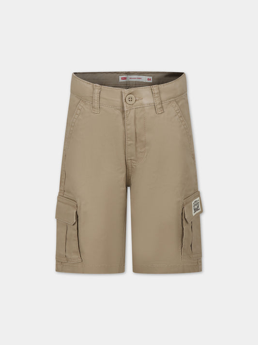 Shorts casual marrone per bambino,Levi's Kids,24SMLK9EK797 Y16