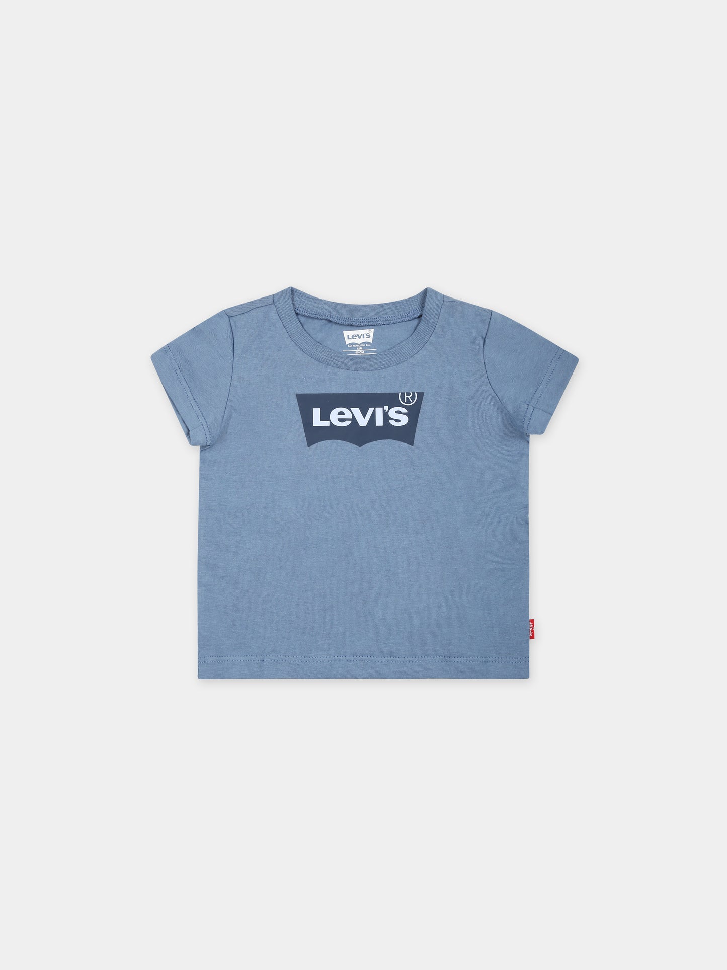 T-shirt blu per neonati con logo,Levi's Kids,24SMLK6E8157 BIA