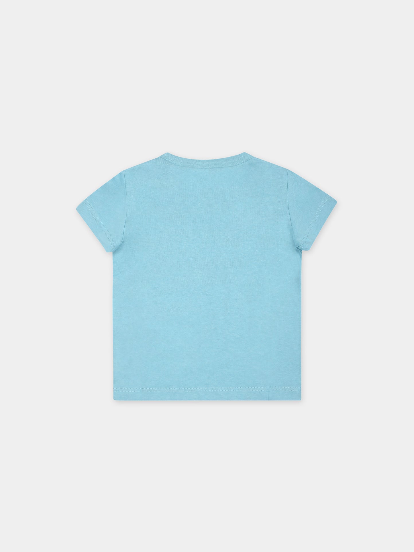 T-shirt celeste per neonati con logo,Levi's Kids,24SMLK6E8157 BIF