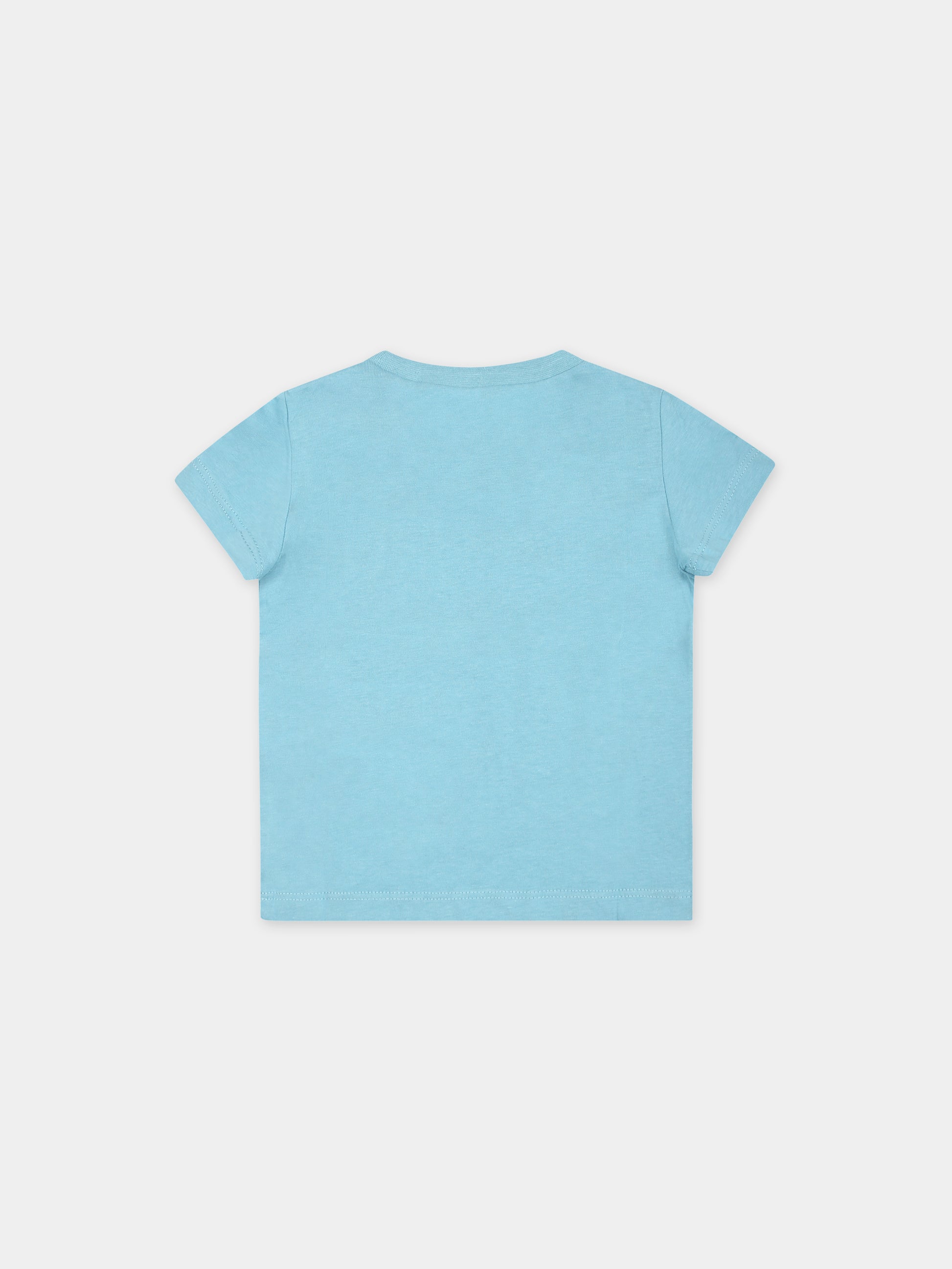 T-shirt celeste per neonati con logo,Levi's Kids,24SMLK6E8157 BIF