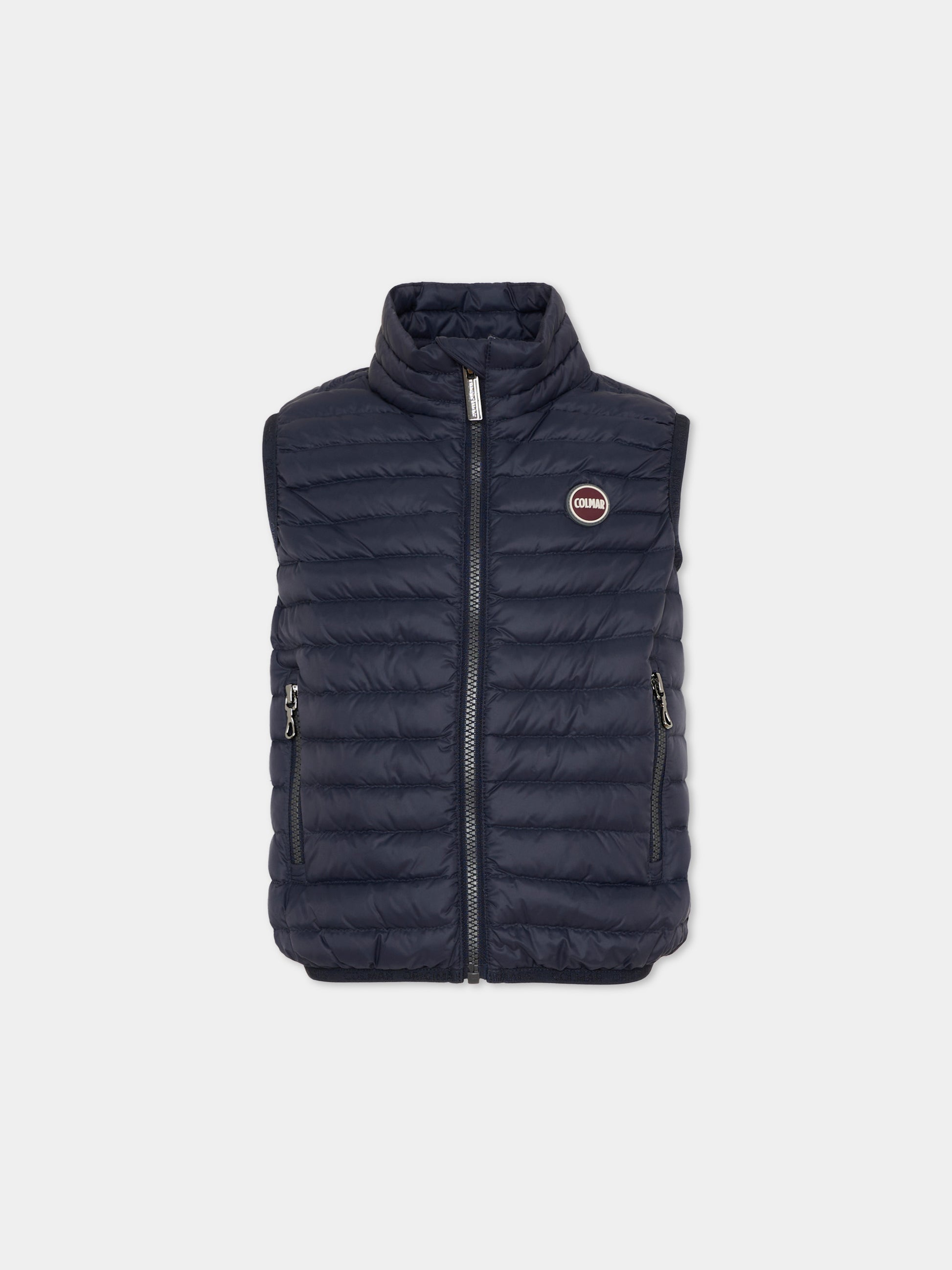Gilet blu per bambino con logo,Colmar Originals Kids,3489A 8VX 68