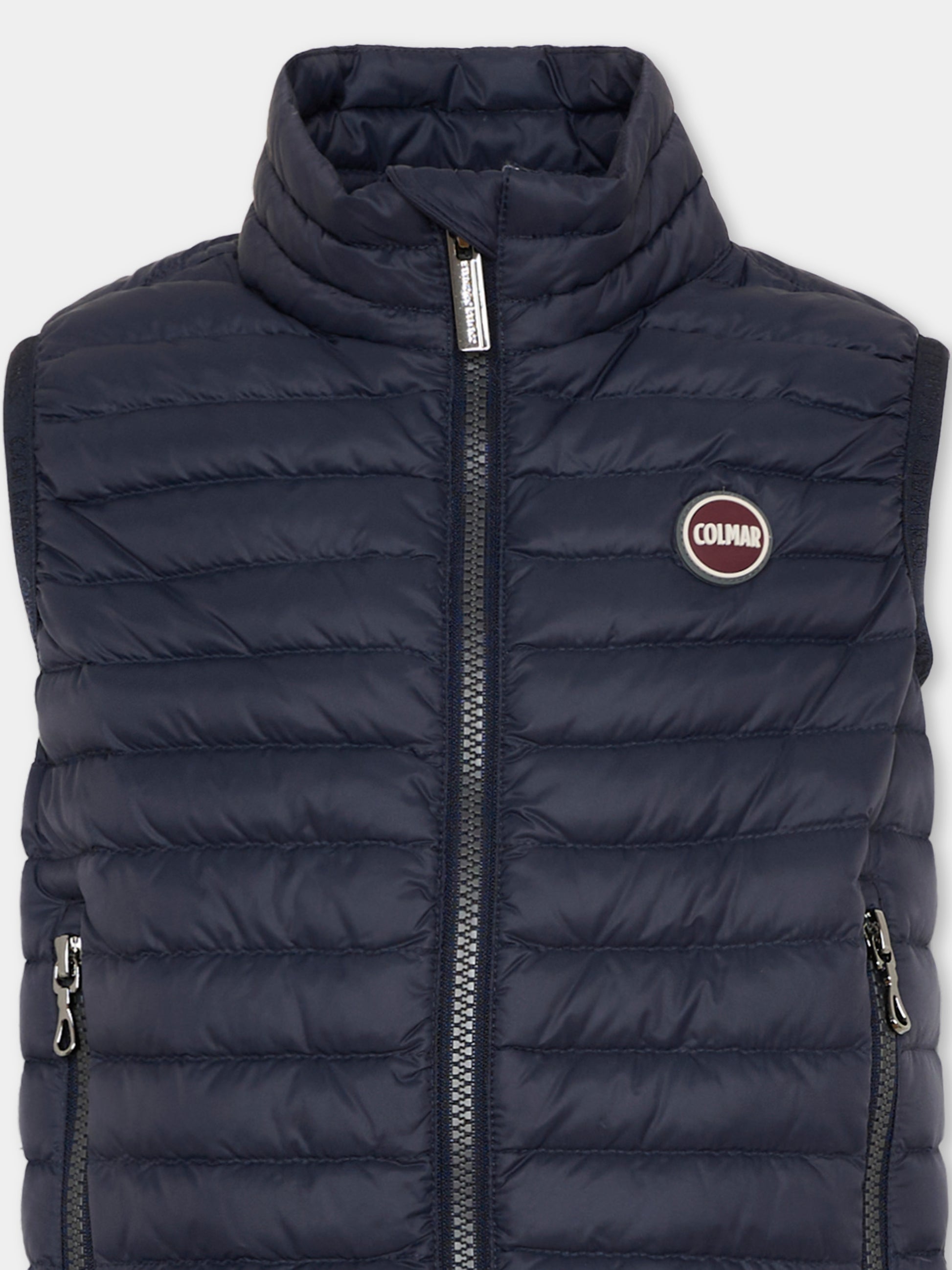 Gilet blu per bambino con logo,Colmar Originals Kids,3489A 8VX 68