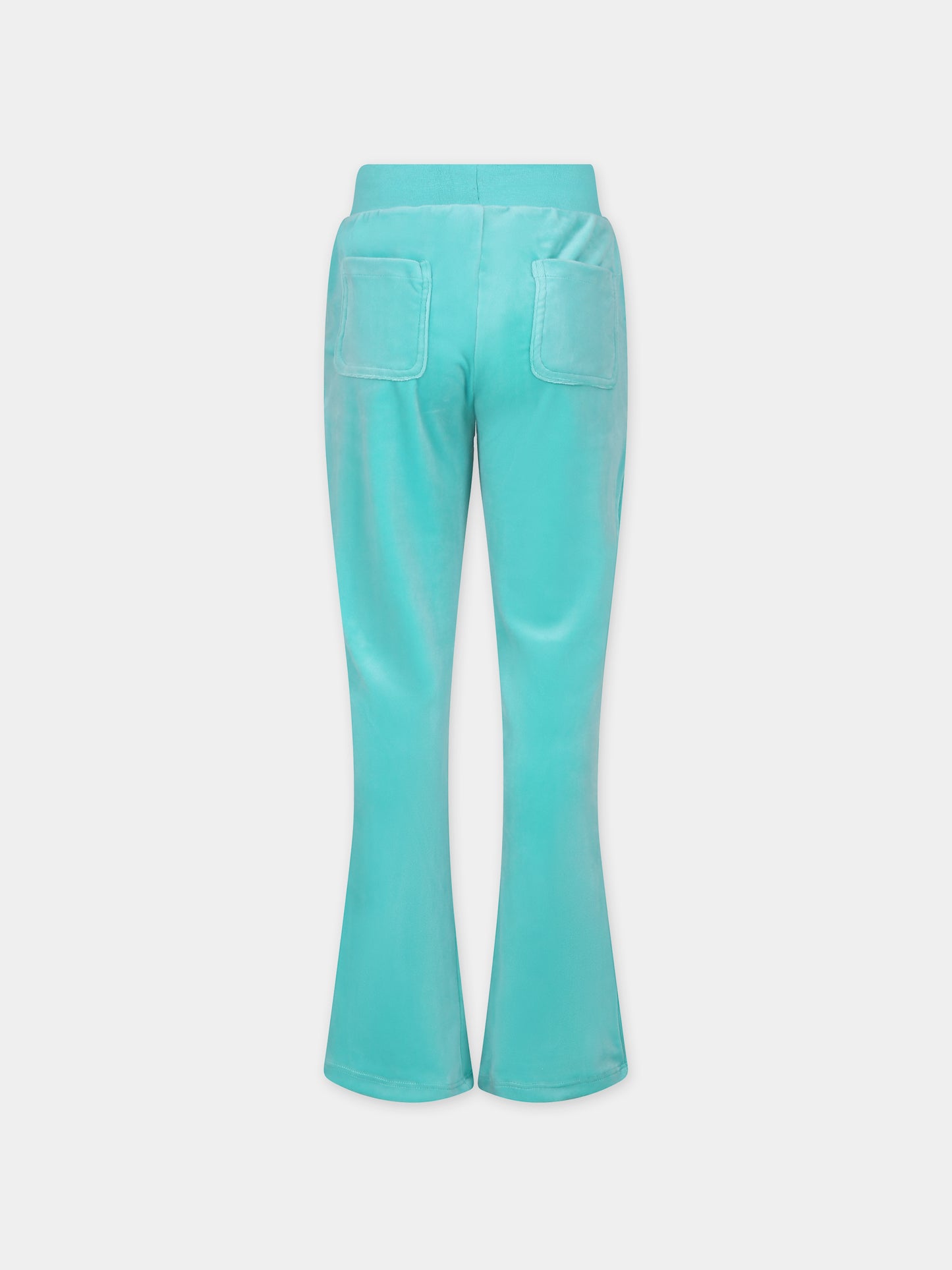 Pantaloni verdi per bambina con logo,Juicy Couture,24SMJCJBX6359 171
