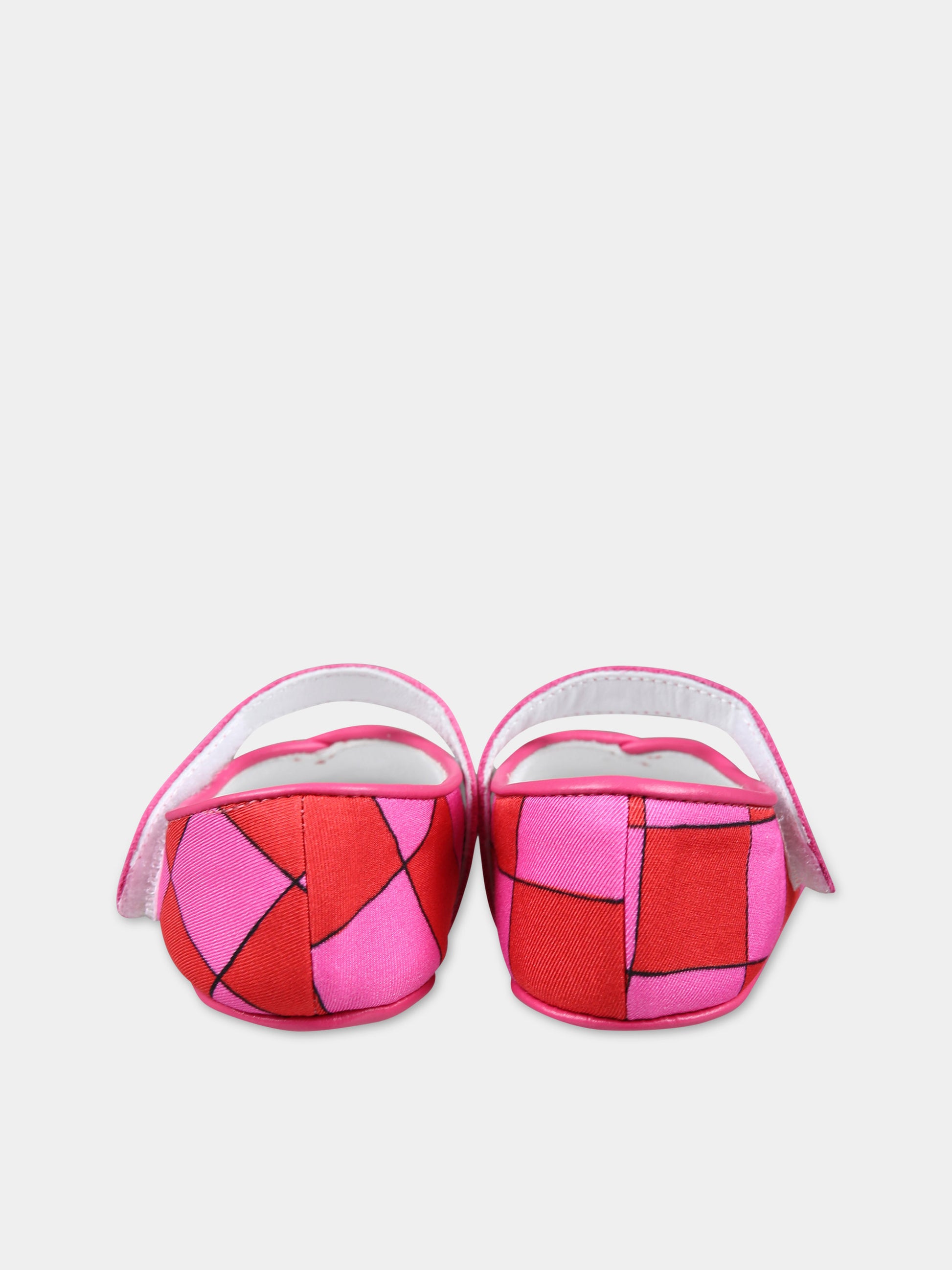 Ballerine multicolor per neonata con iconica stampa multicolor,Emilio Pucci Junior,PU0126 K0193 999