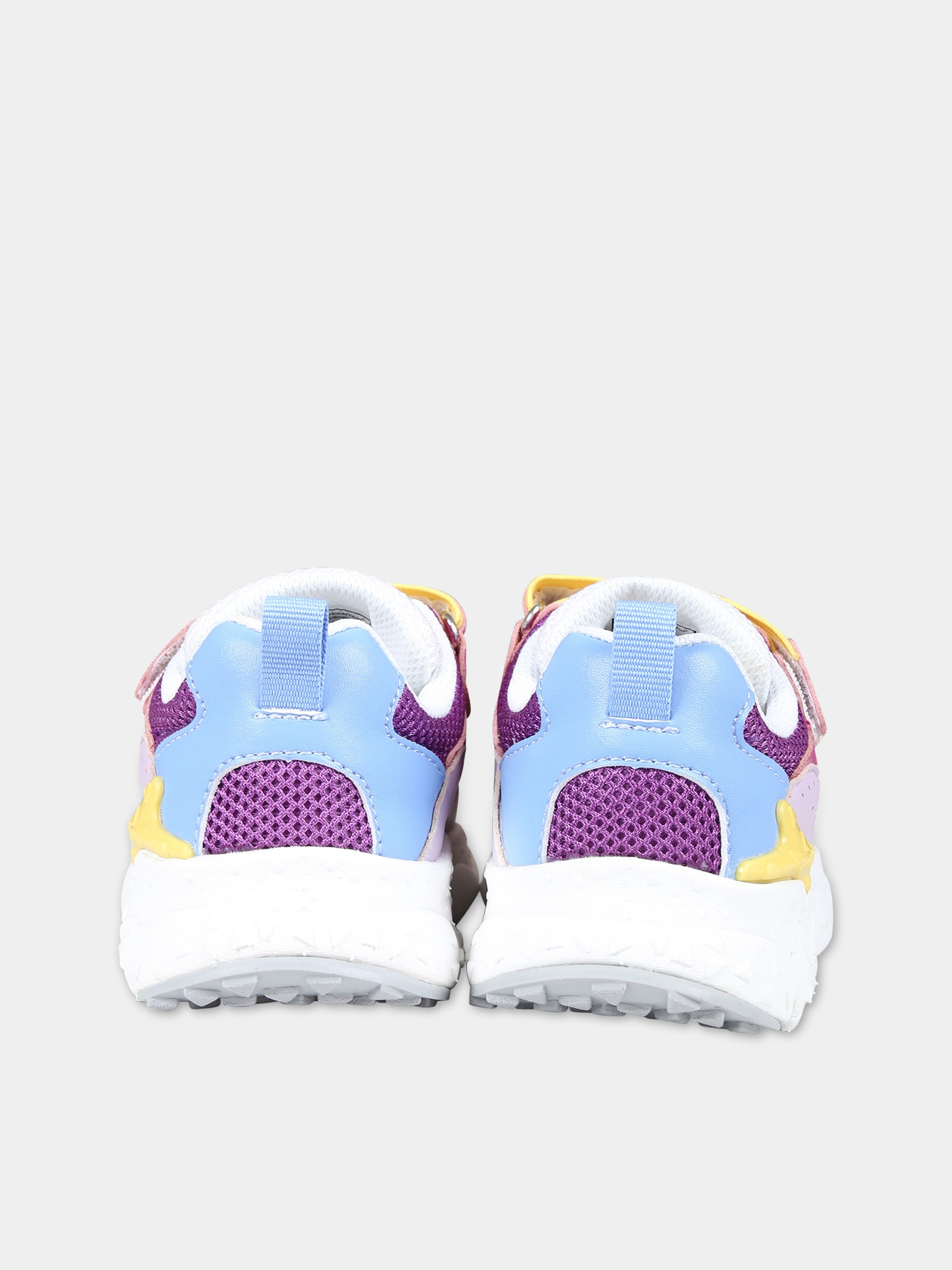 Sneakers multicolor Akio per bambina,Flower Mountain,1G14 001 2016996 08