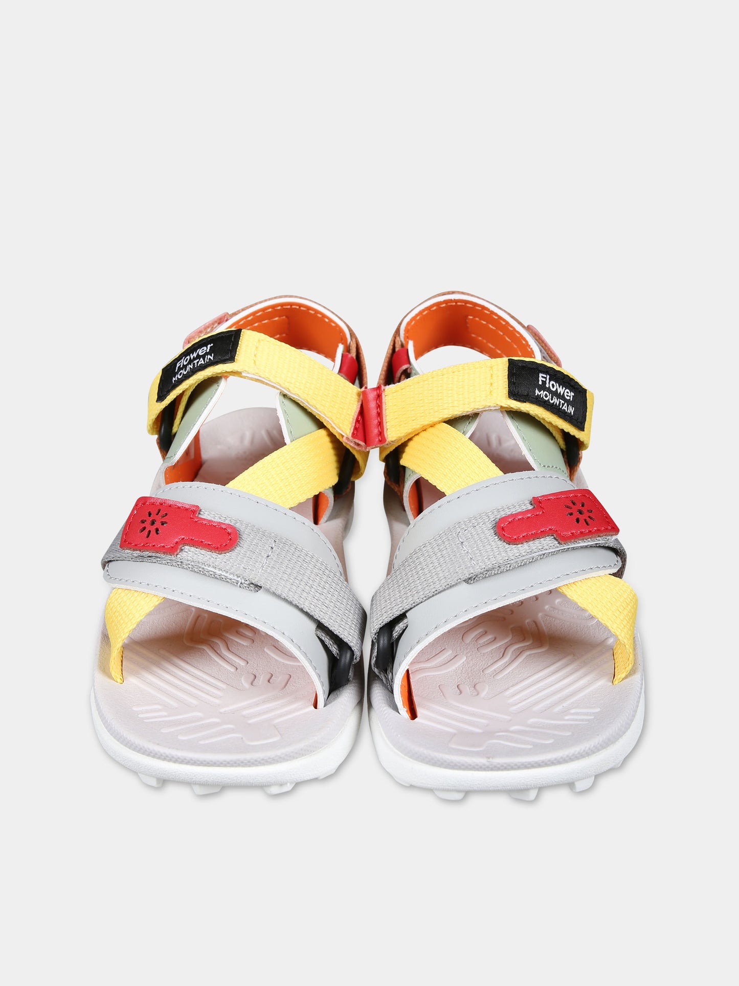 Sandali Nazca multciolor per bambino con logo,Flower Mountain,3B15 001 0502865 06