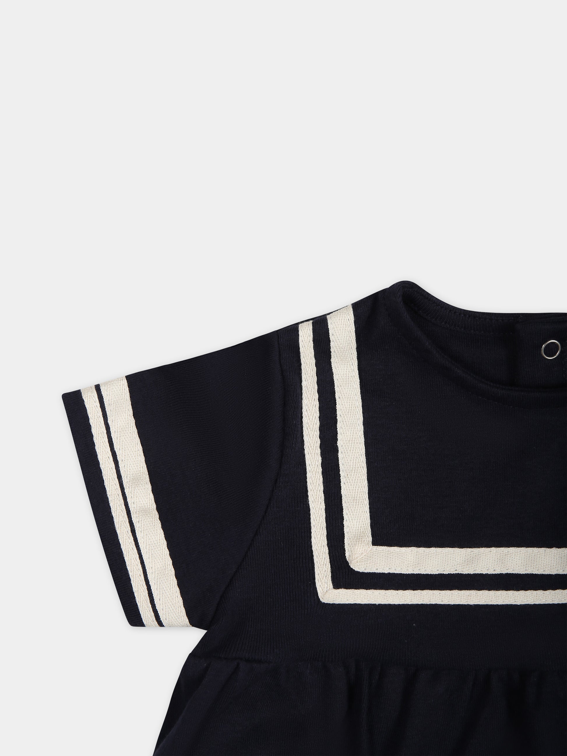 Vestito blu per neonata,Petit Bateau,A0A1R 01 SMOKING