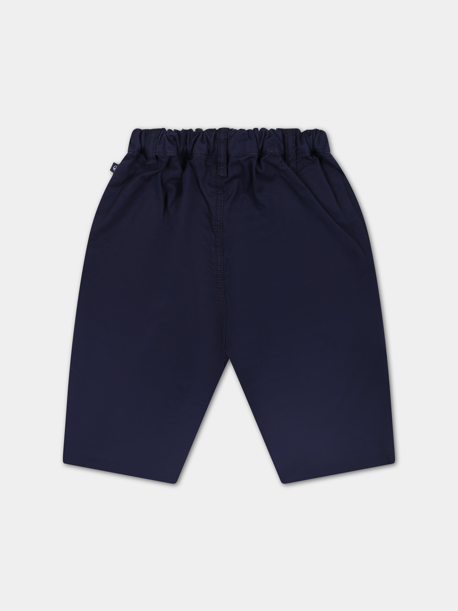 Pantaloni blu per neonato,Petit Bateau,A09LW 01 MEDIEVAL