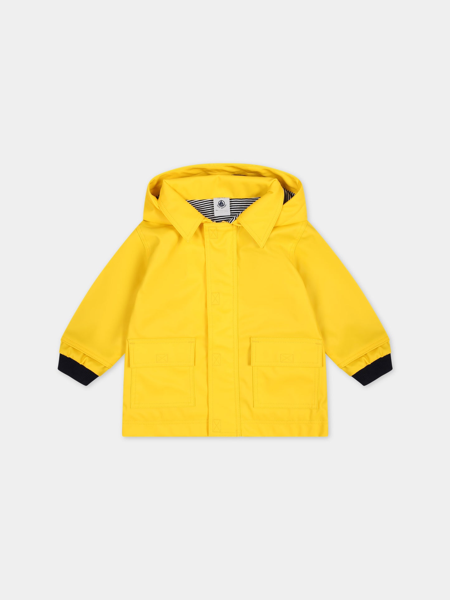 Impermeabile giallo per neonato,Petit Bateau,A08FB 01 JAUNE