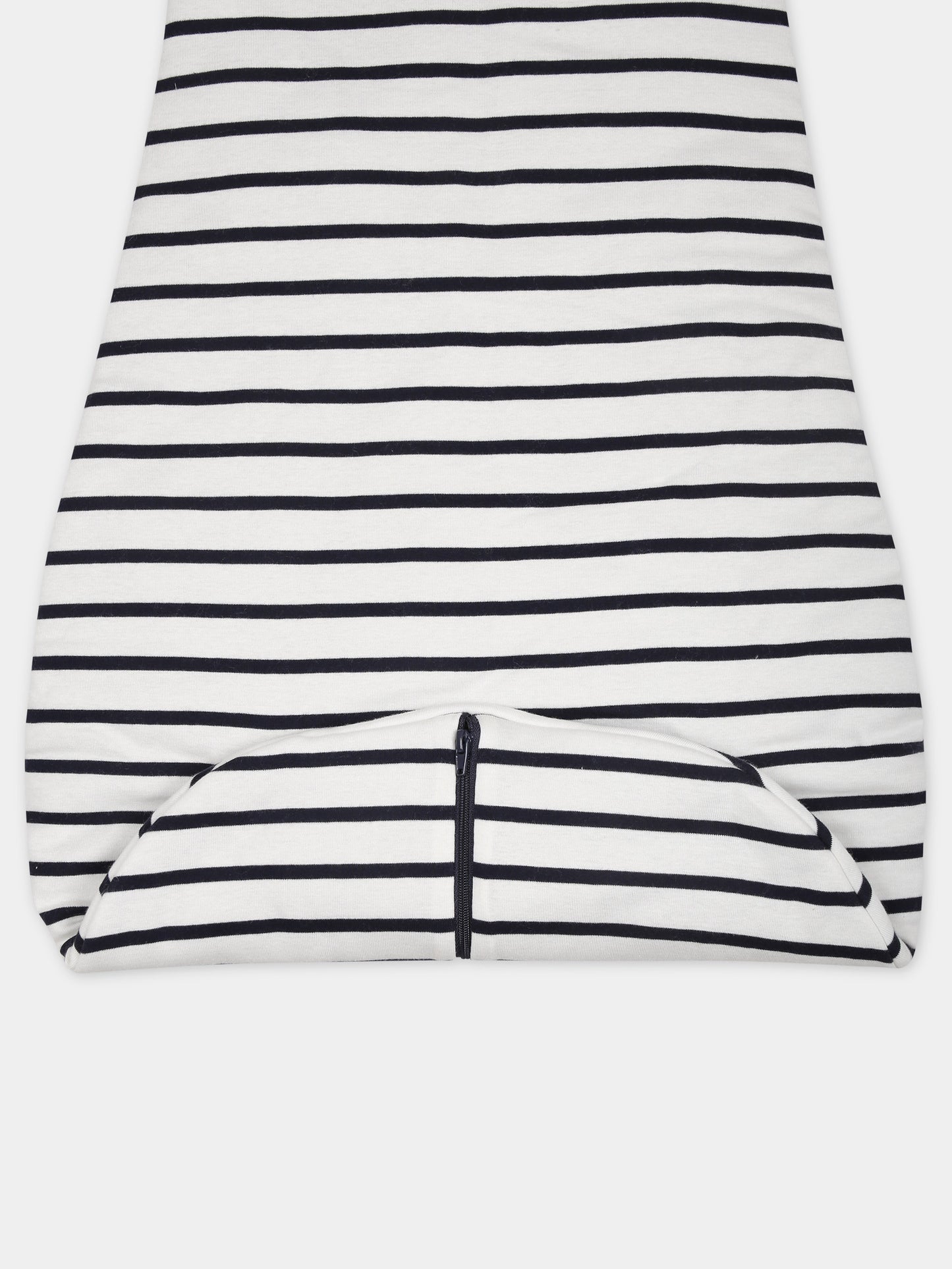 Sacco nanna blu per neonato con logo,Petit Bateau,A08AN 01 MARSHMALLOW/SMOKING