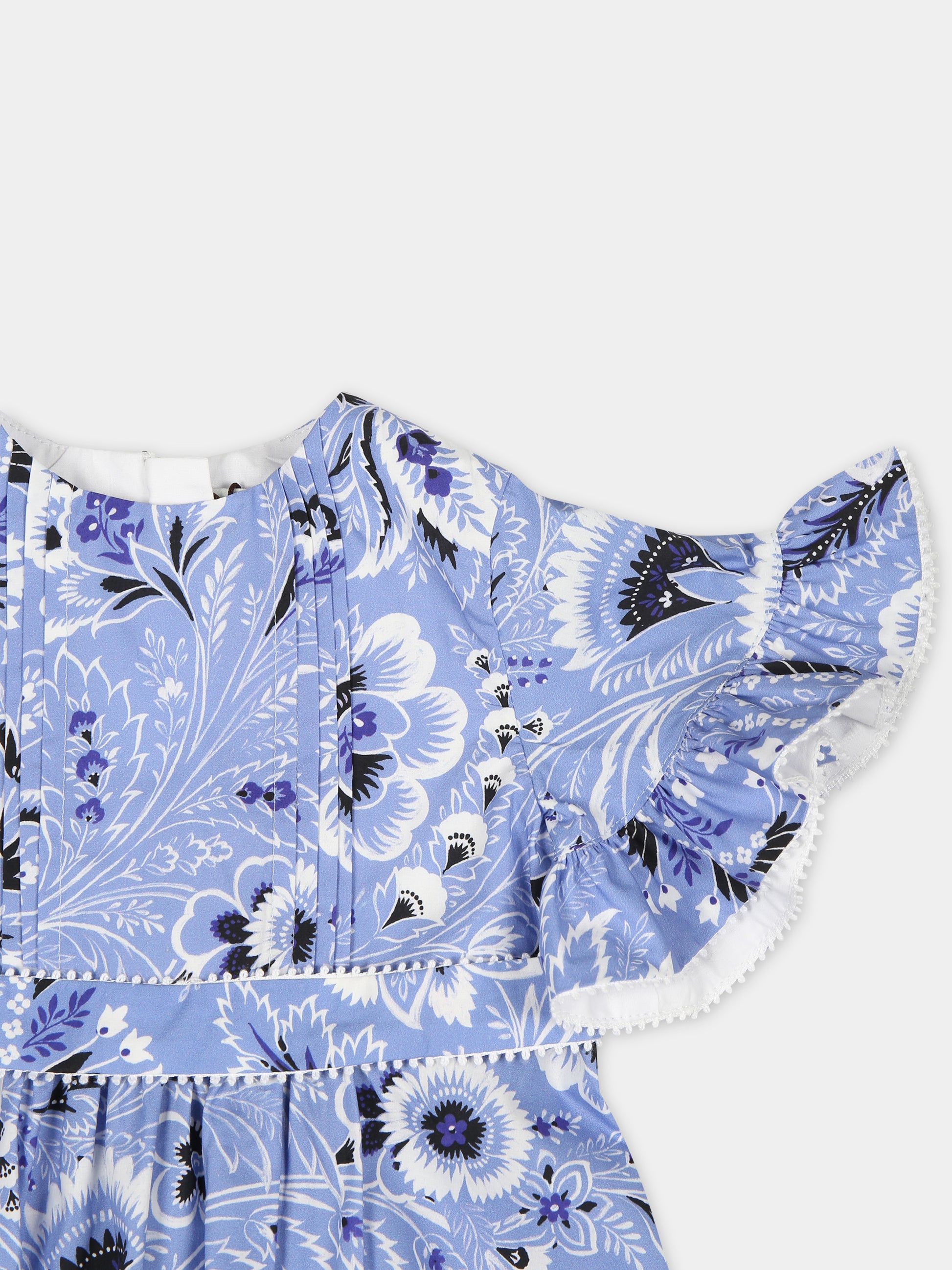 Vestito elegante celeste con motivo paisley,Etro,GU1011 P0417 654AV