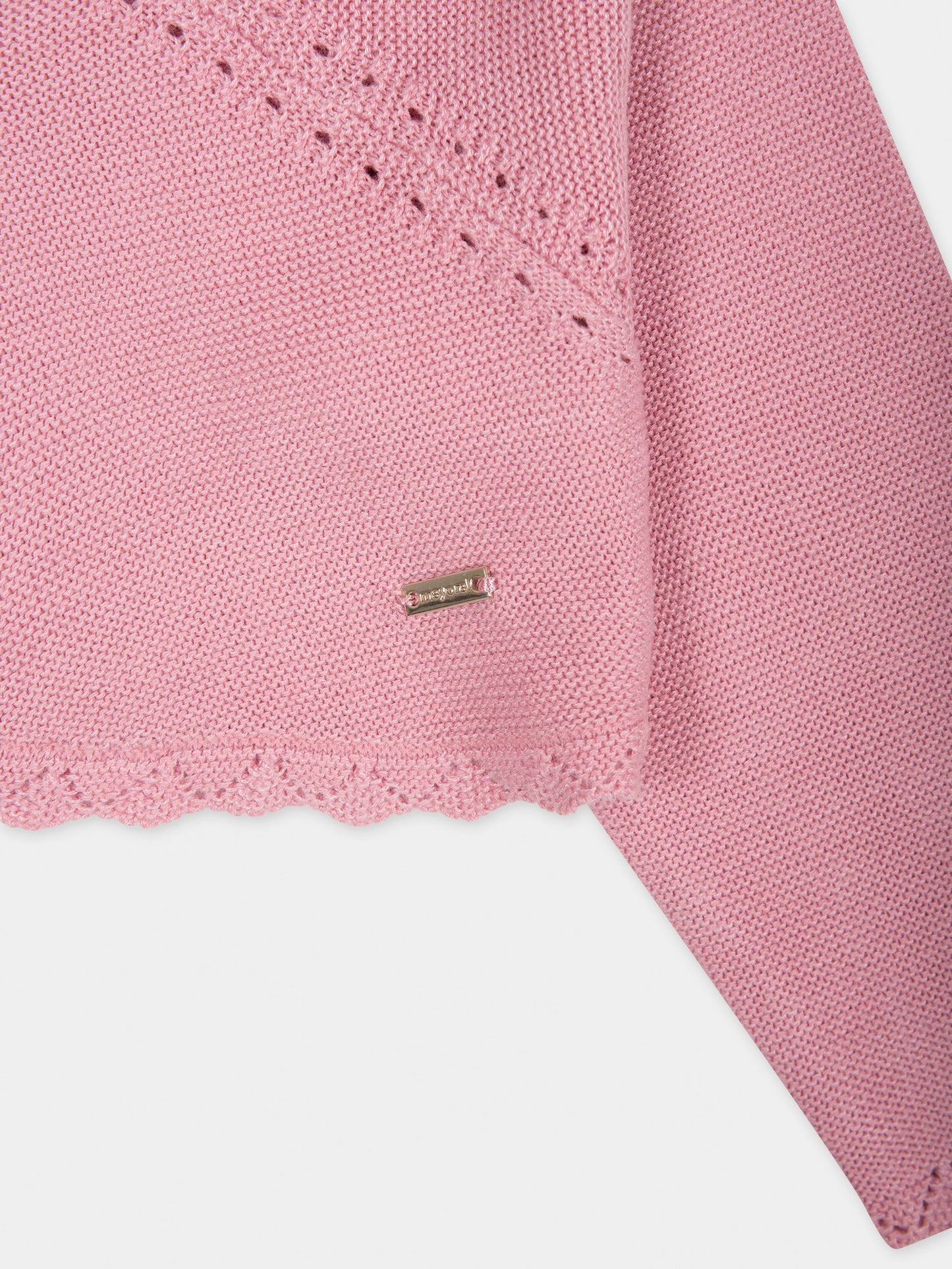 Cardigan rosa per neonata,Mayoral,306 050