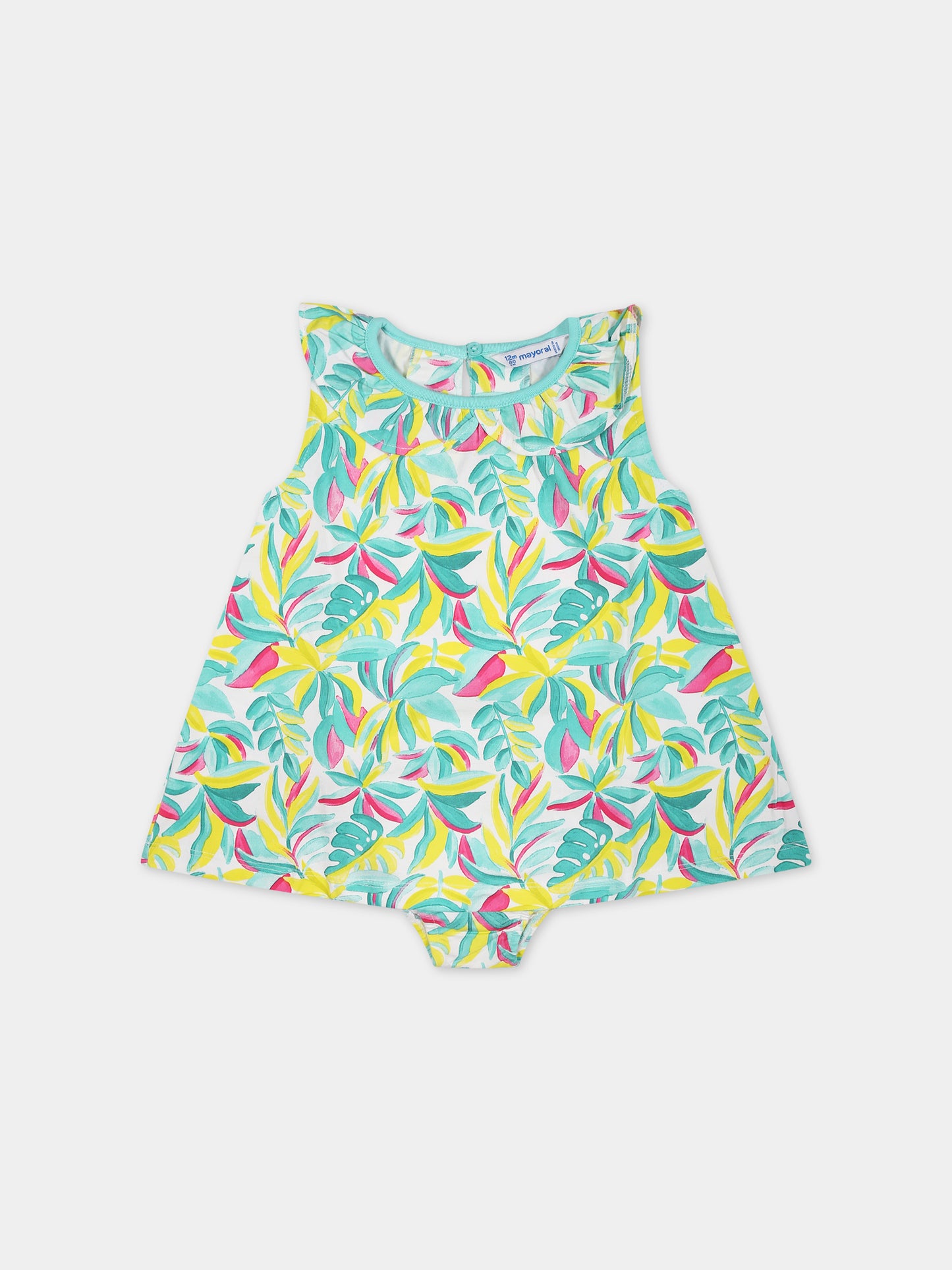 Vestito multicolor per neonata,Mayoral,1930 030