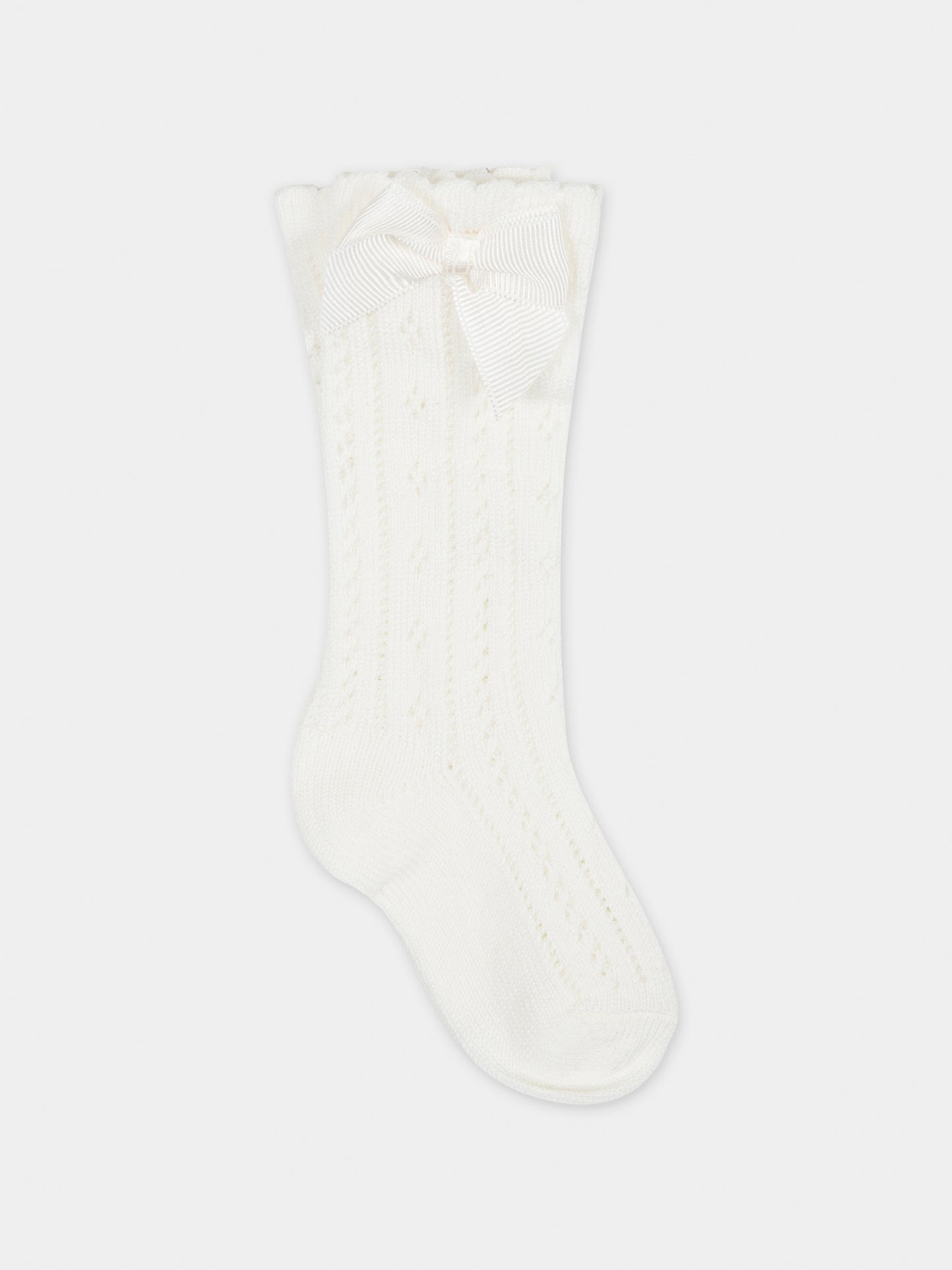 Calzini avorio per neonata,Mayoral,10653 025