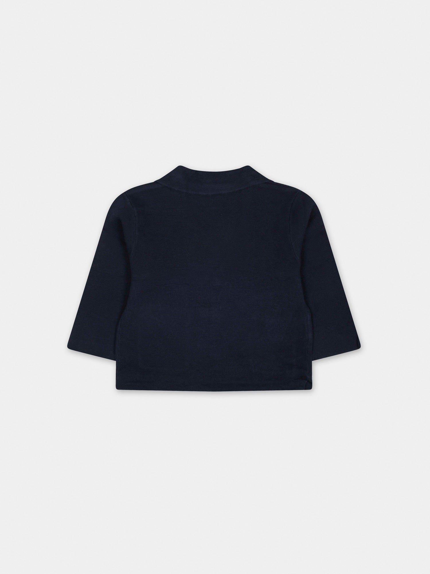 Cardigan blu per neonato,Mayoral,1443 002