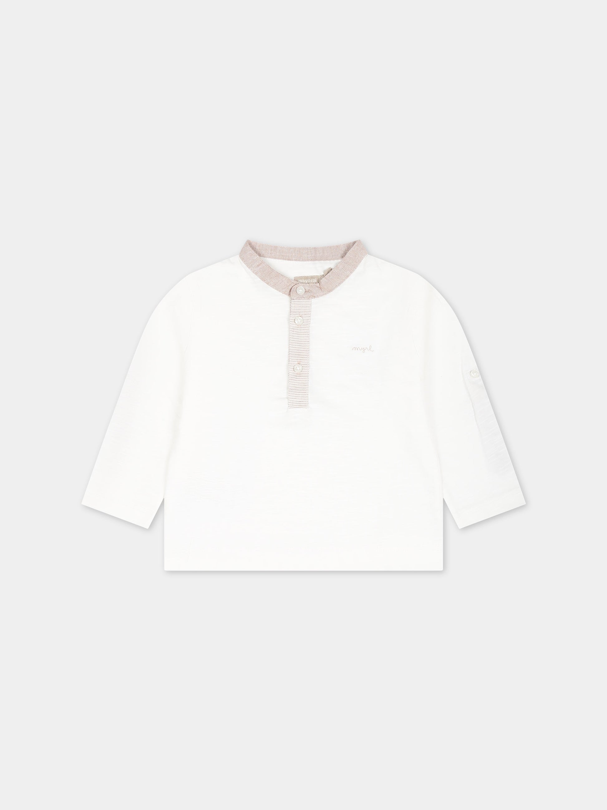 Camicia avorio per neonato,Mayoral,1034 065
