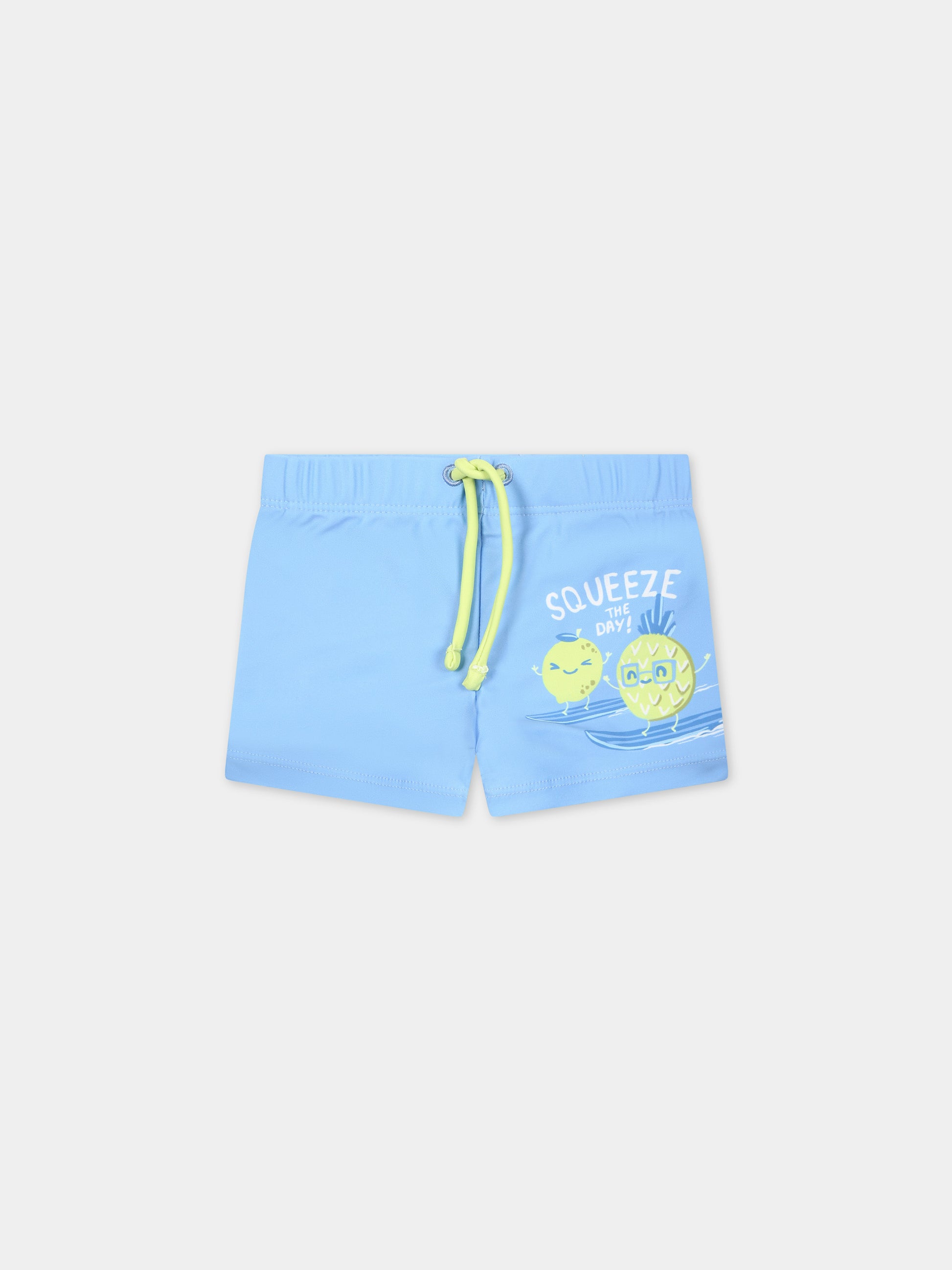 Set boxer mare multicolor per neonato con stampa frutta,Mayoral,1659 040