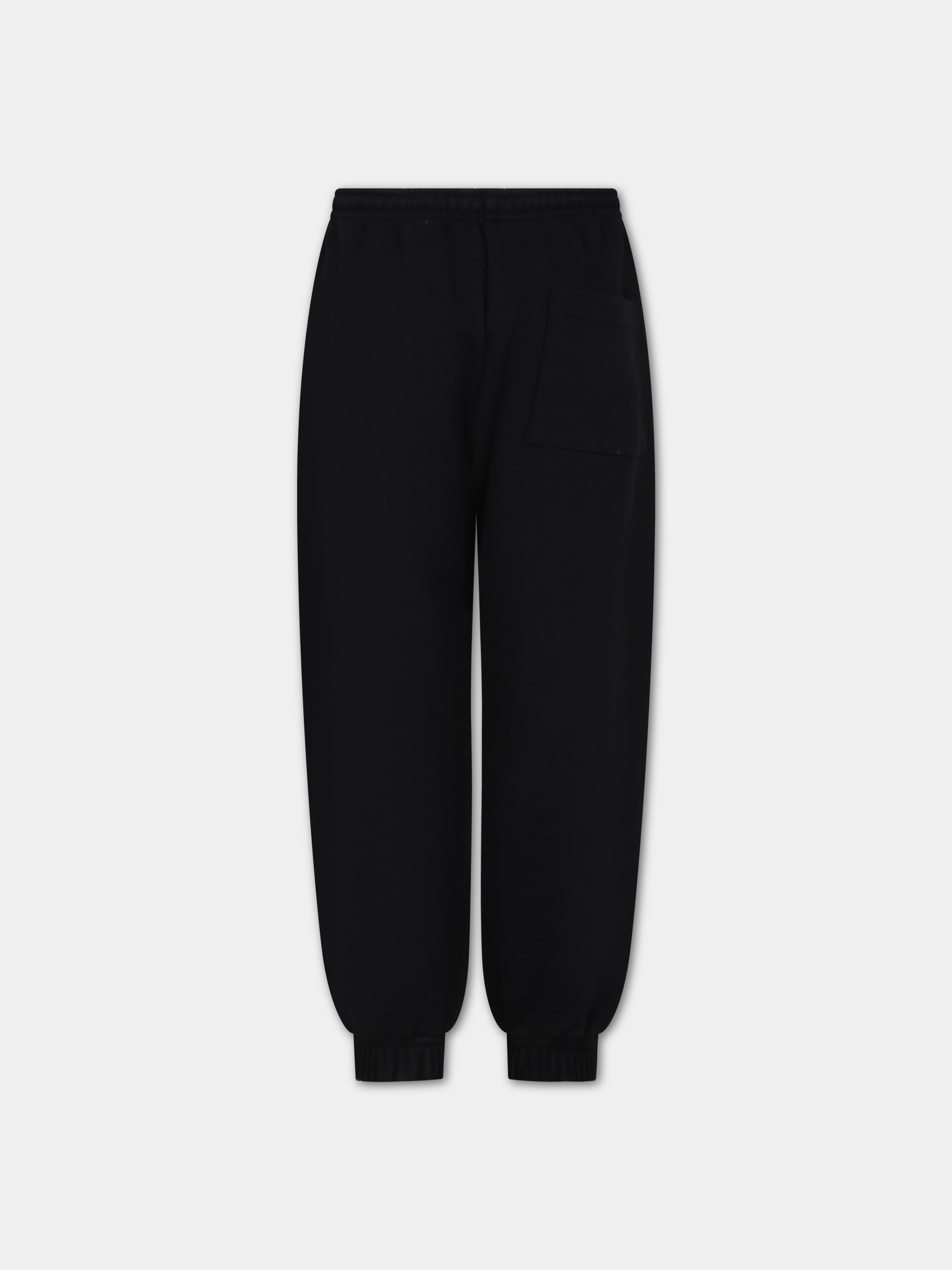 Pantaloni sportivi neri per bambino con logo,Myar,MY0012 MY091 MYP5U MY900