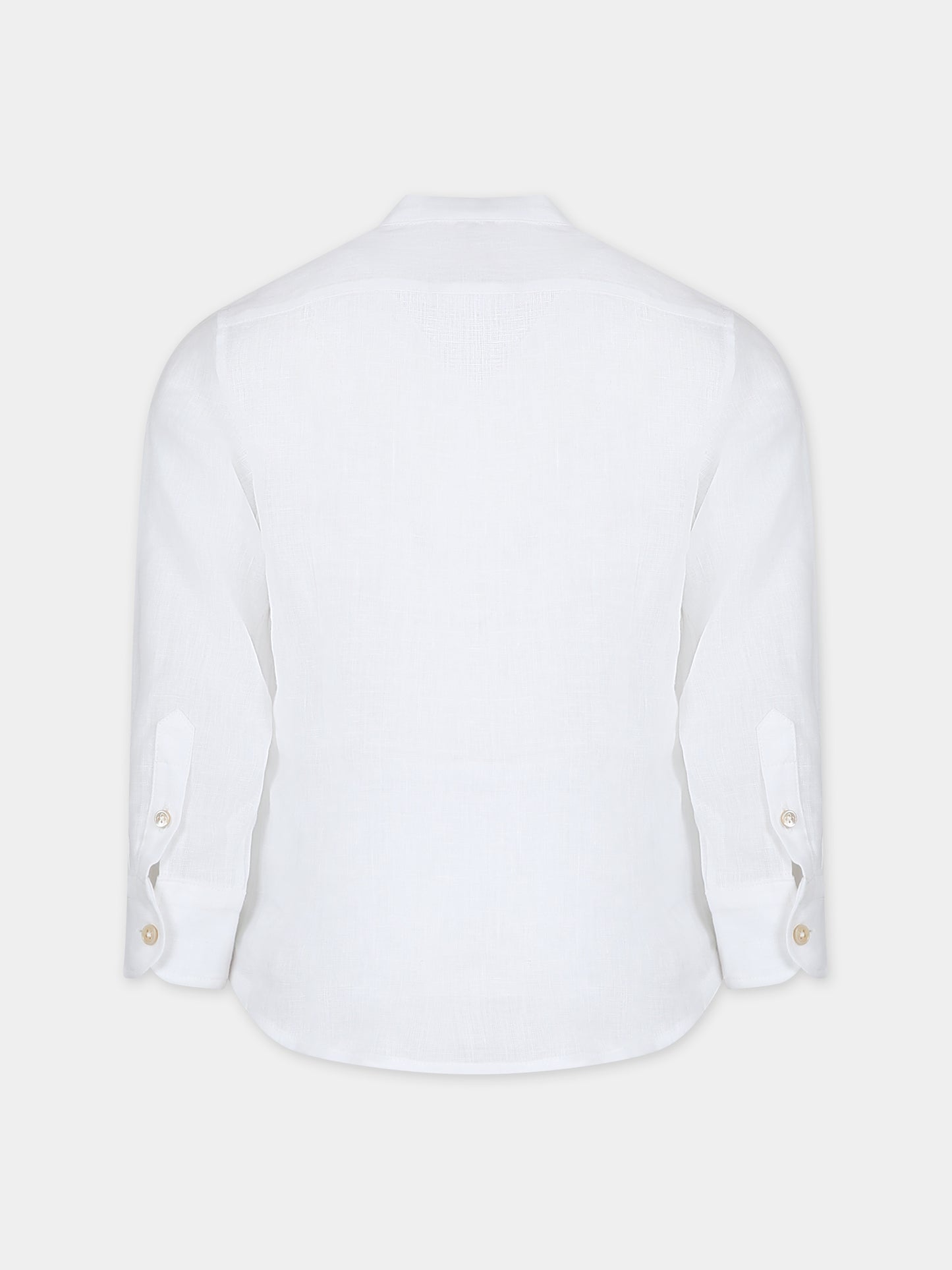 Camicia bianca per bambino con logo,Eleventy,EU5P20 I0217 101