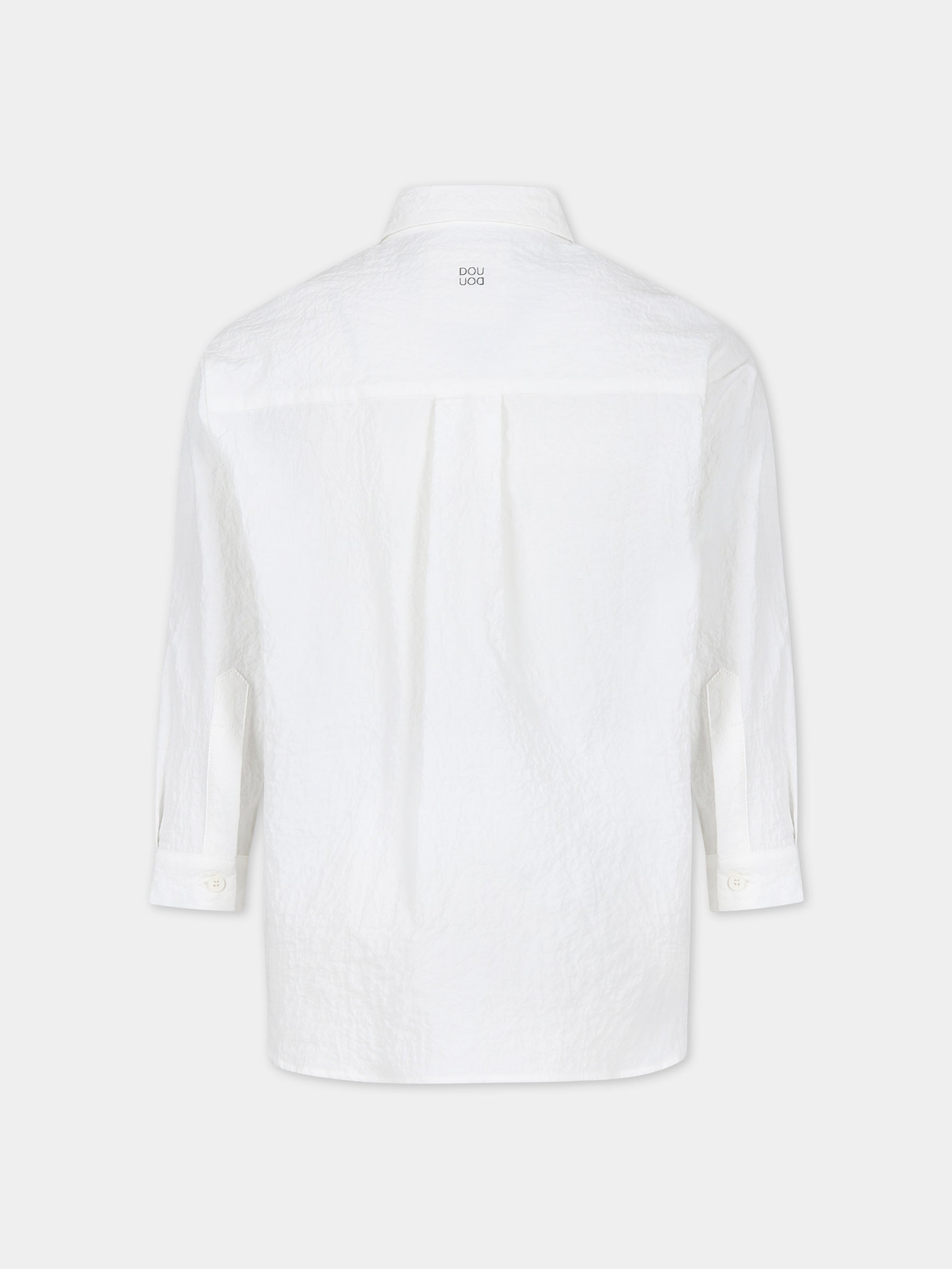 Camicia avorio per bambina,Douuod Kids,DU5A20 P0372 102